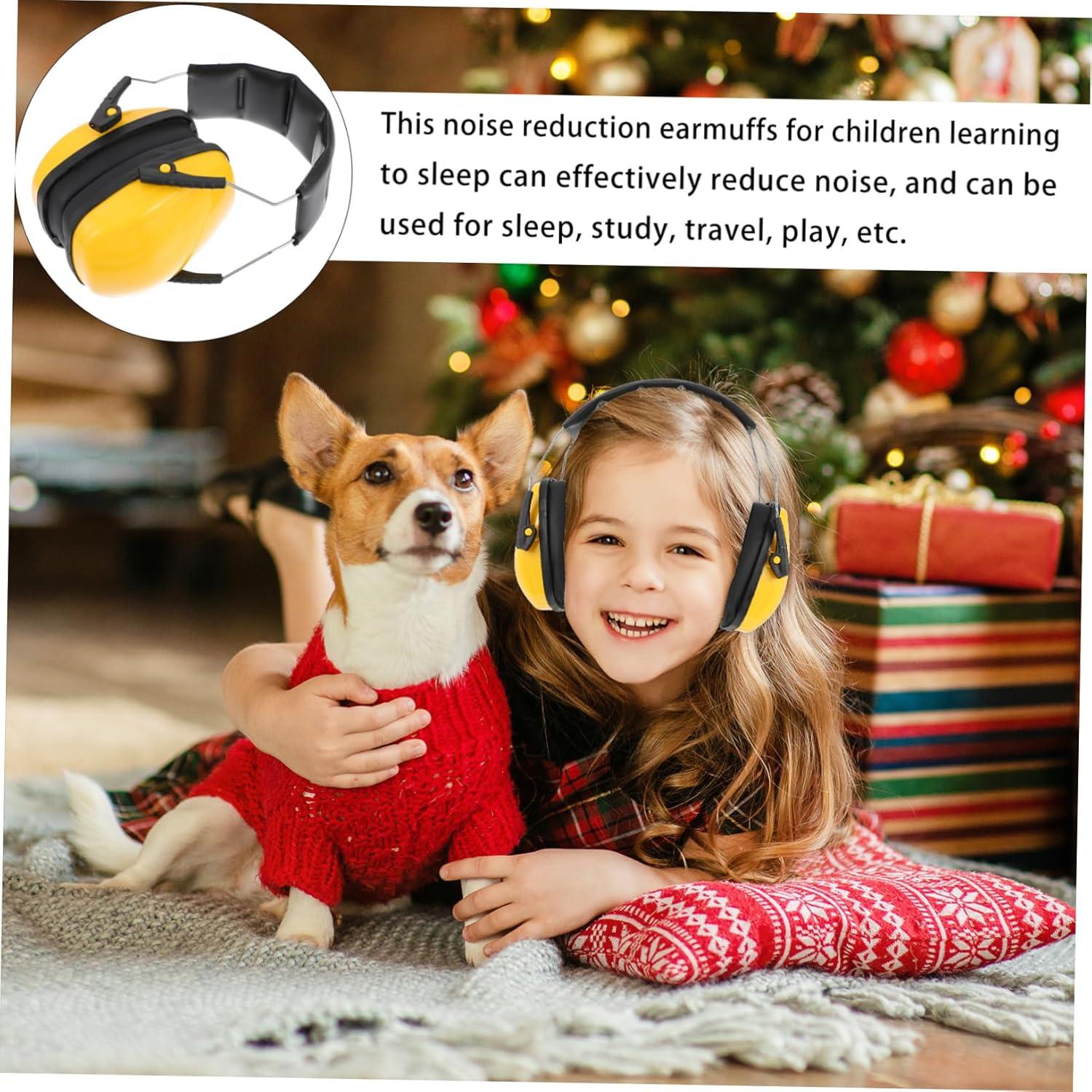 Auriculares de Reducción de Ruido Tofficu Ajustables Amarillo