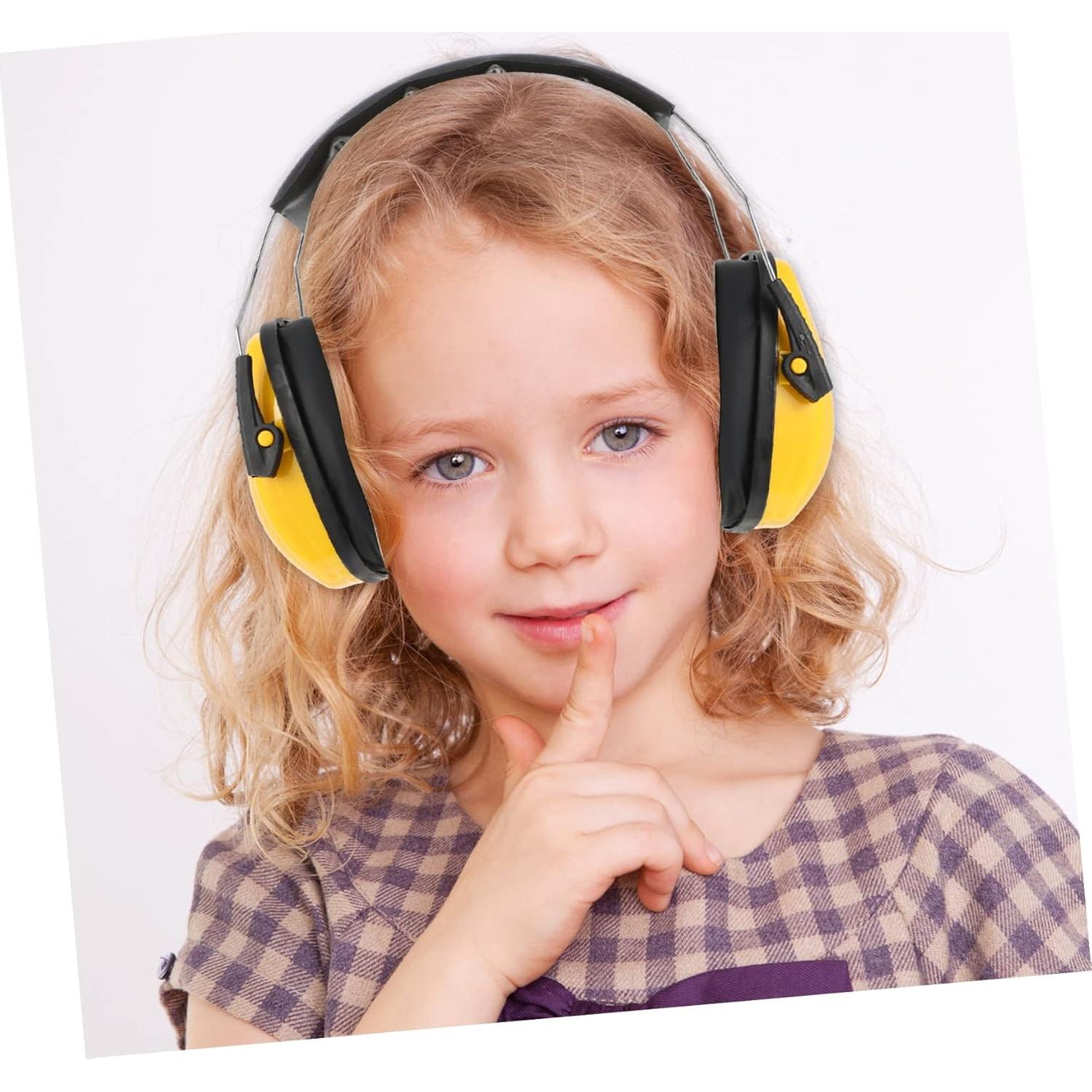 Auriculares de Reducción de Ruido Tofficu Ajustables Amarillo