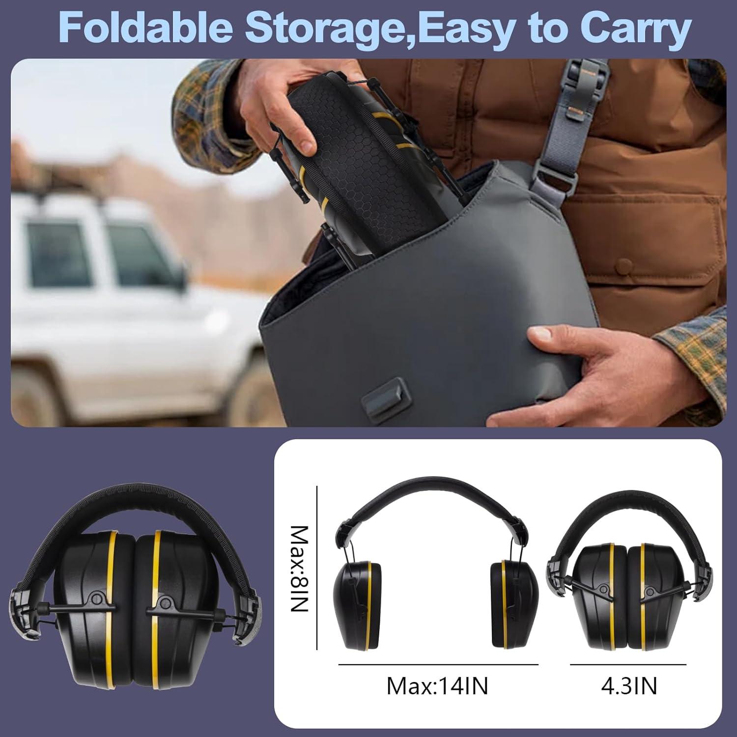 Protectores Auditivos ANTENG 29dB Plegables para Tiro y Niños