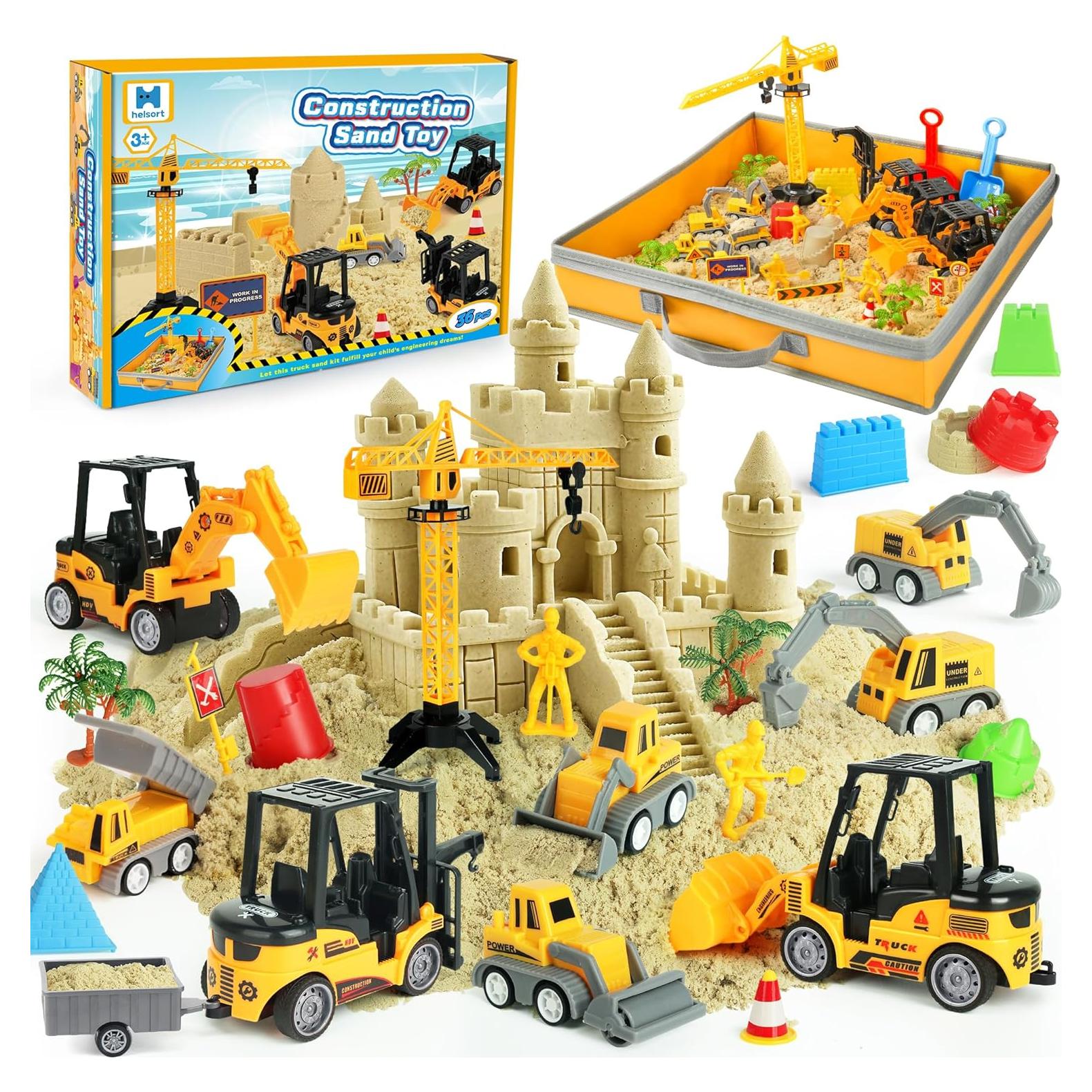 Kit de Arena de Construcción Helsort - 36 Piezas para Niños