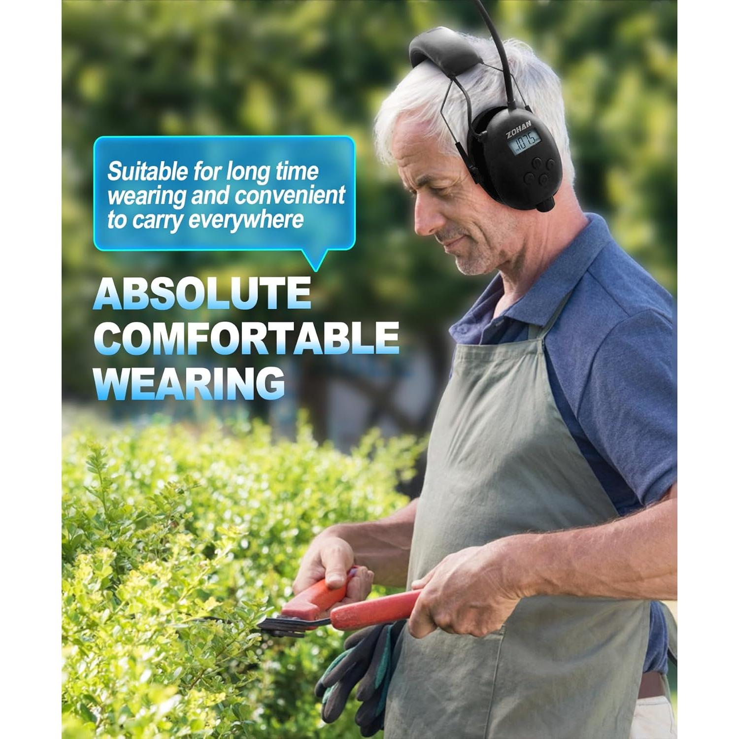 Auriculares ZOHAN EM042 AM/FM con Radio y Reducción de Ruido