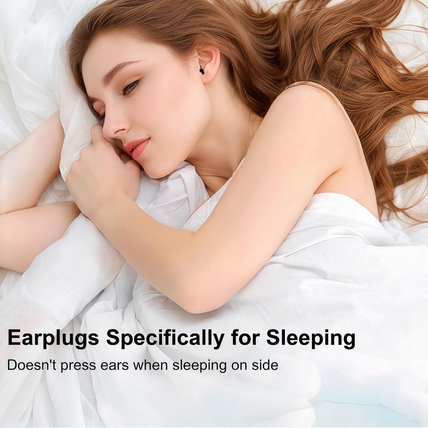 Tapones para oídos ZOZZGO 33dB NRR Silicona Hipoalergénica