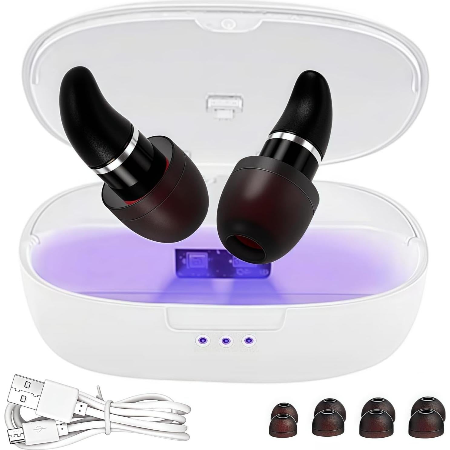 Tapones para oídos ZOZZGO 33dB NRR Silicona Hipoalergénica