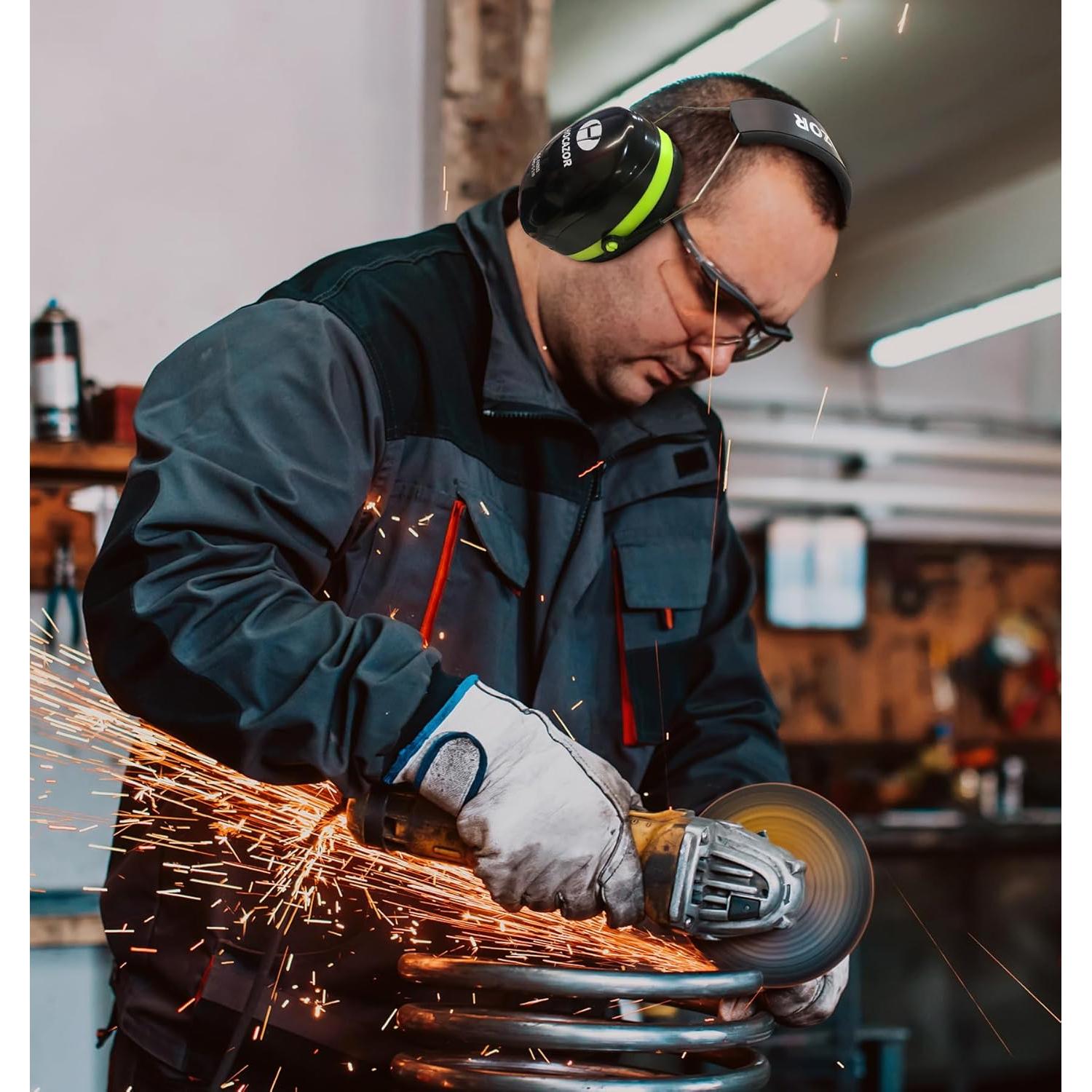 Protectores Auditivos HZ012 NRR 28dB Verde - Seguridad y Comodidad