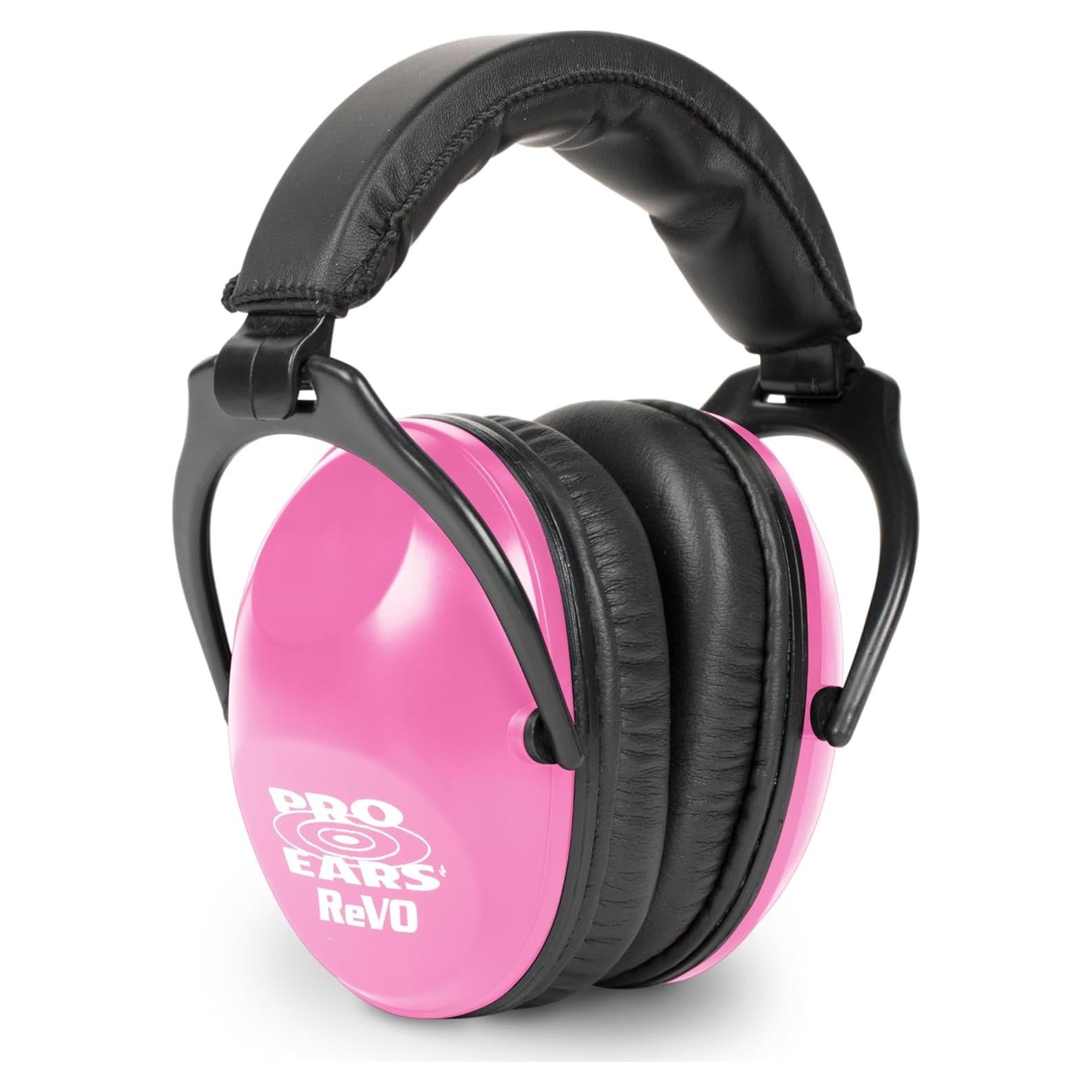 Orejeras Pasivas Pro Ears ReVO NRR 25 Rosa Neón para Niños y Adultos