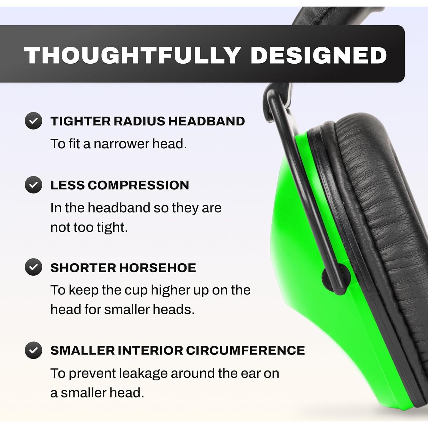 Orejeras Pasivas Pro Ears ReVO NRR 25 Rosa Neón para Niños y Adultos