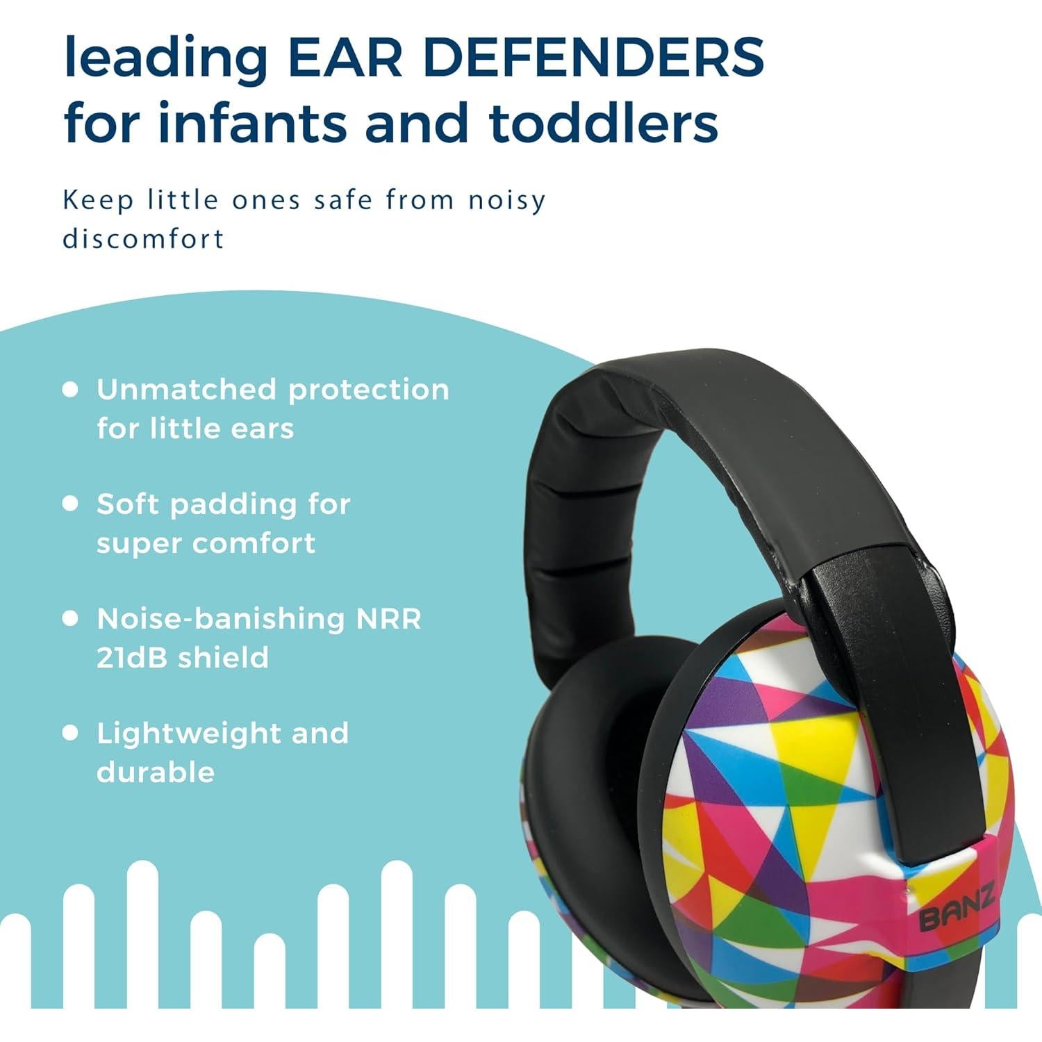 Auriculares Banz Bubzee para Bebés - Protección Auditiva NRR 26dB