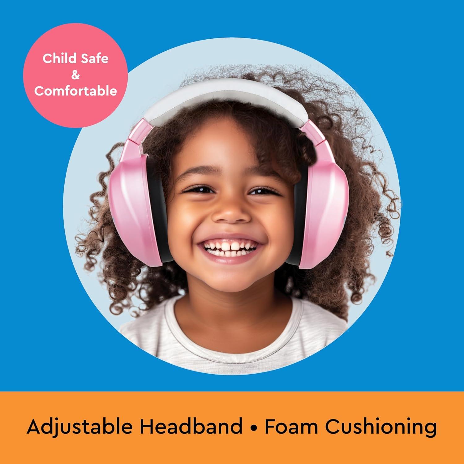 Auriculares Inalámbricos HearMuffs Rosa Metálico para Niños 0-4 Años