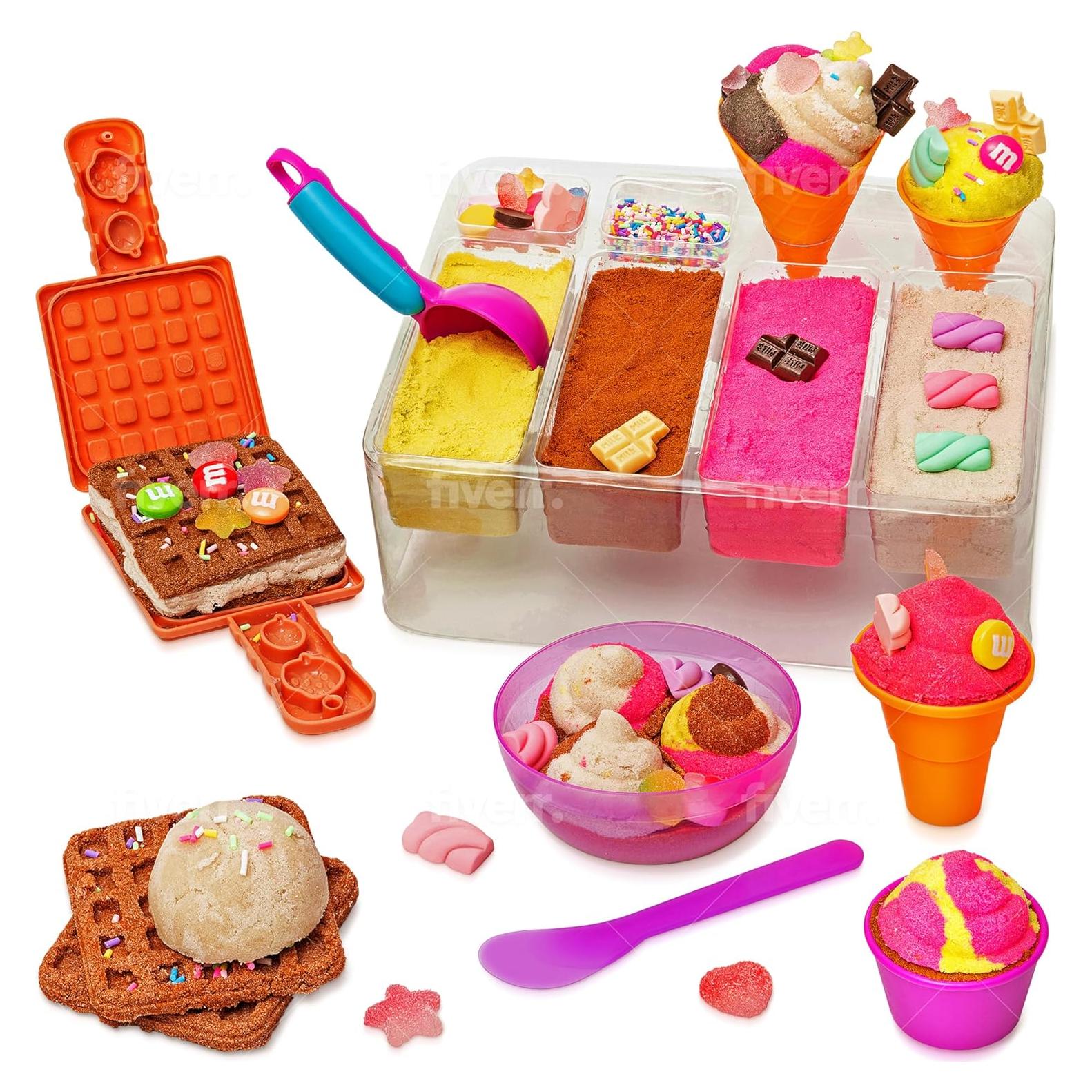 Kit de Juego Sensorial de Helados Kipipol - 29 Piezas