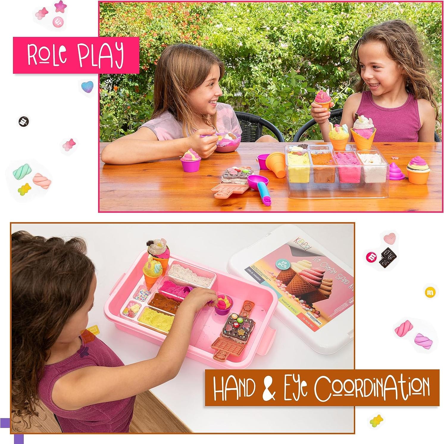 Kit de Juego Sensorial de Helados Kipipol - 29 Piezas