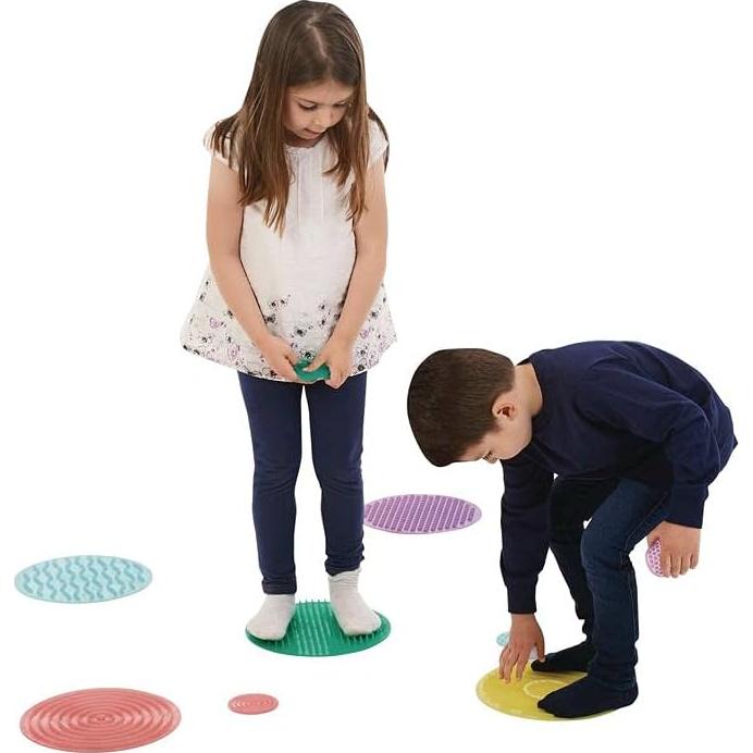 Círculos Sensoriales de Silicona Learning Advantage - 5 Piezas