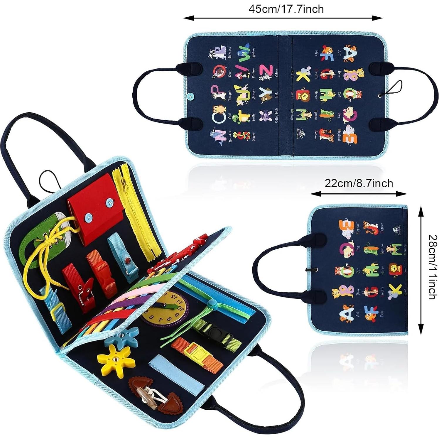 Paquete de 4 mantas de fidget HNYG para adultos con demencia