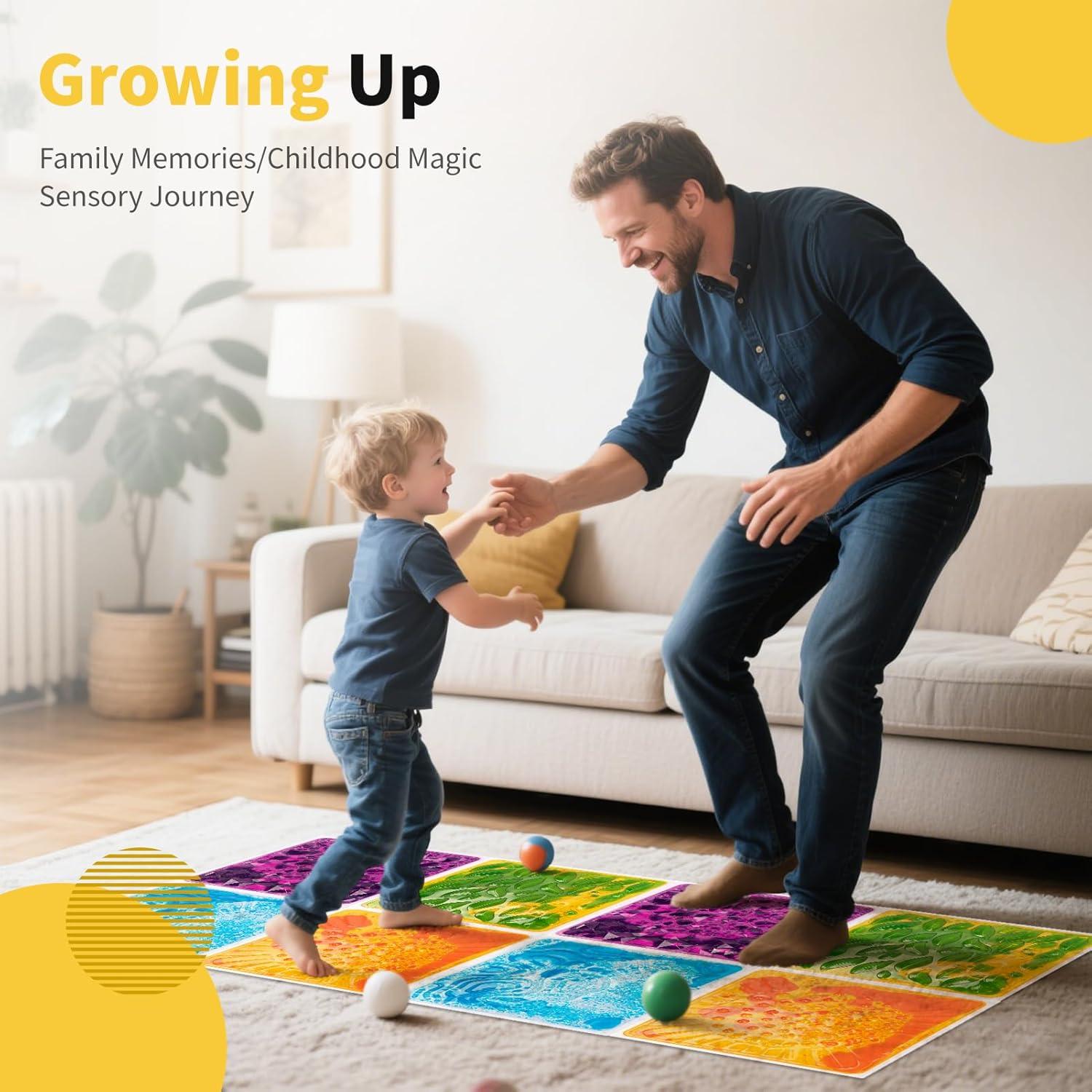 Losas Sensoriales Interactivas Antideslizantes 30x30cm - GUANGZHOU