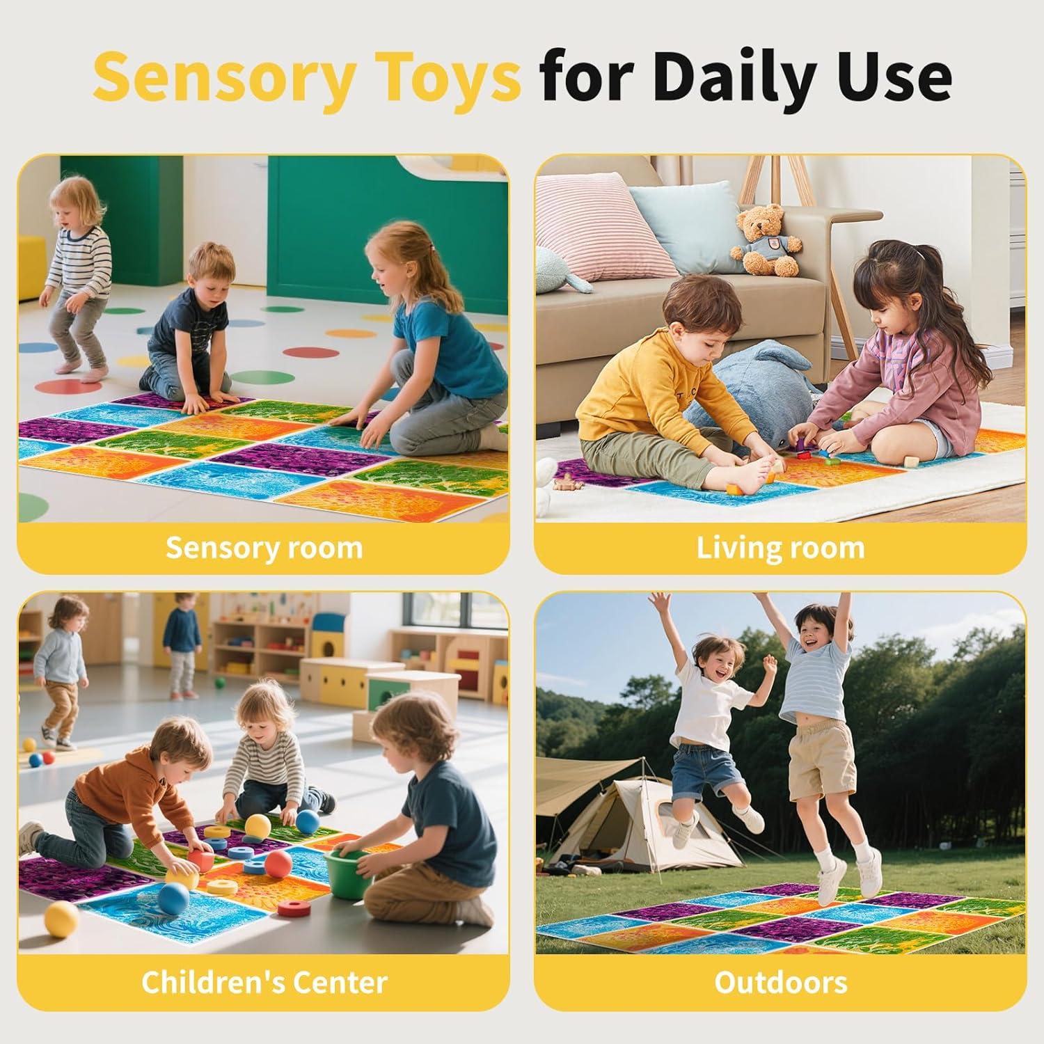 Losas Sensoriales Interactivas Antideslizantes 30x30cm - GUANGZHOU