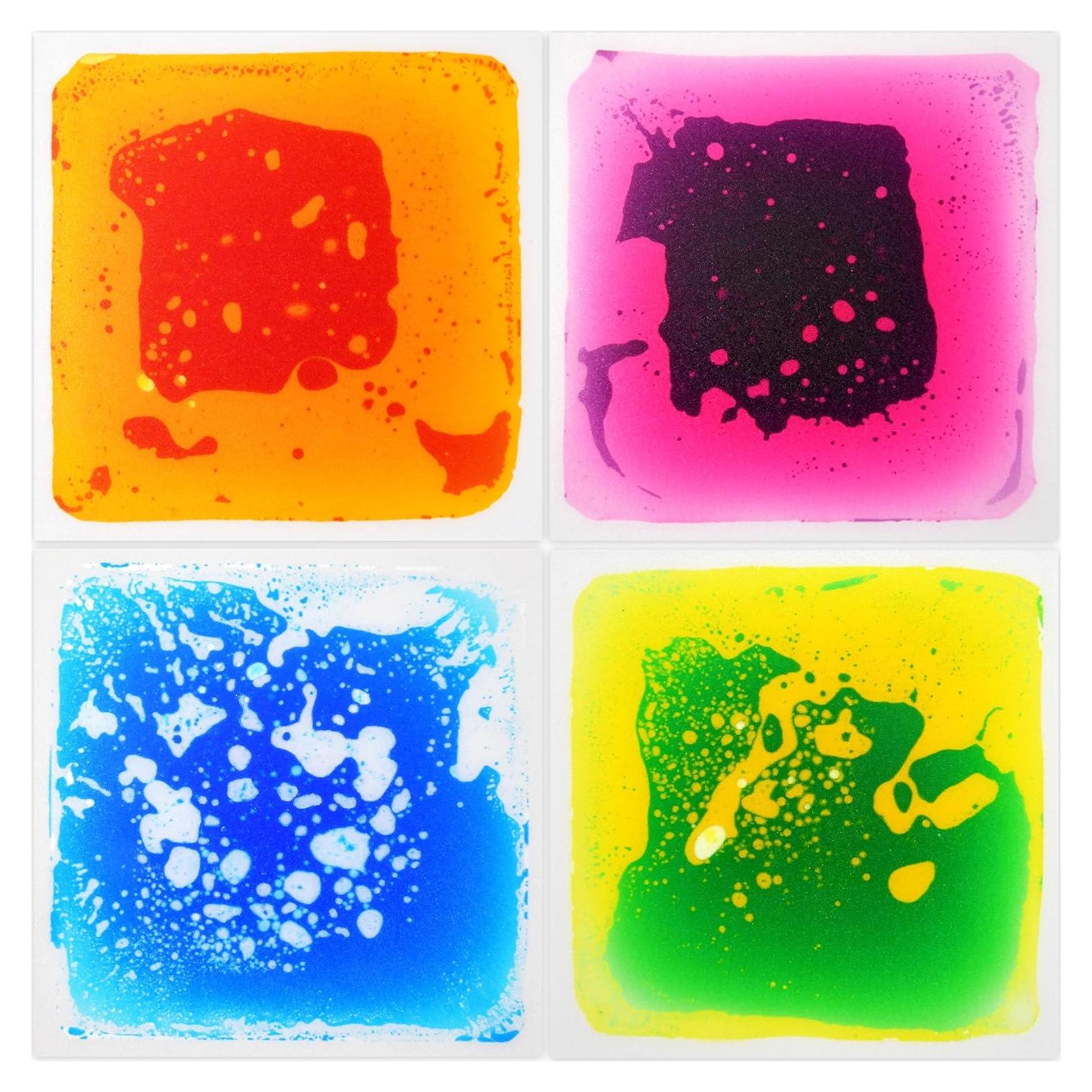 Azulejos de Piso Líquido Sensorial Gift Boutique - 4 Piezas 30.48 cm