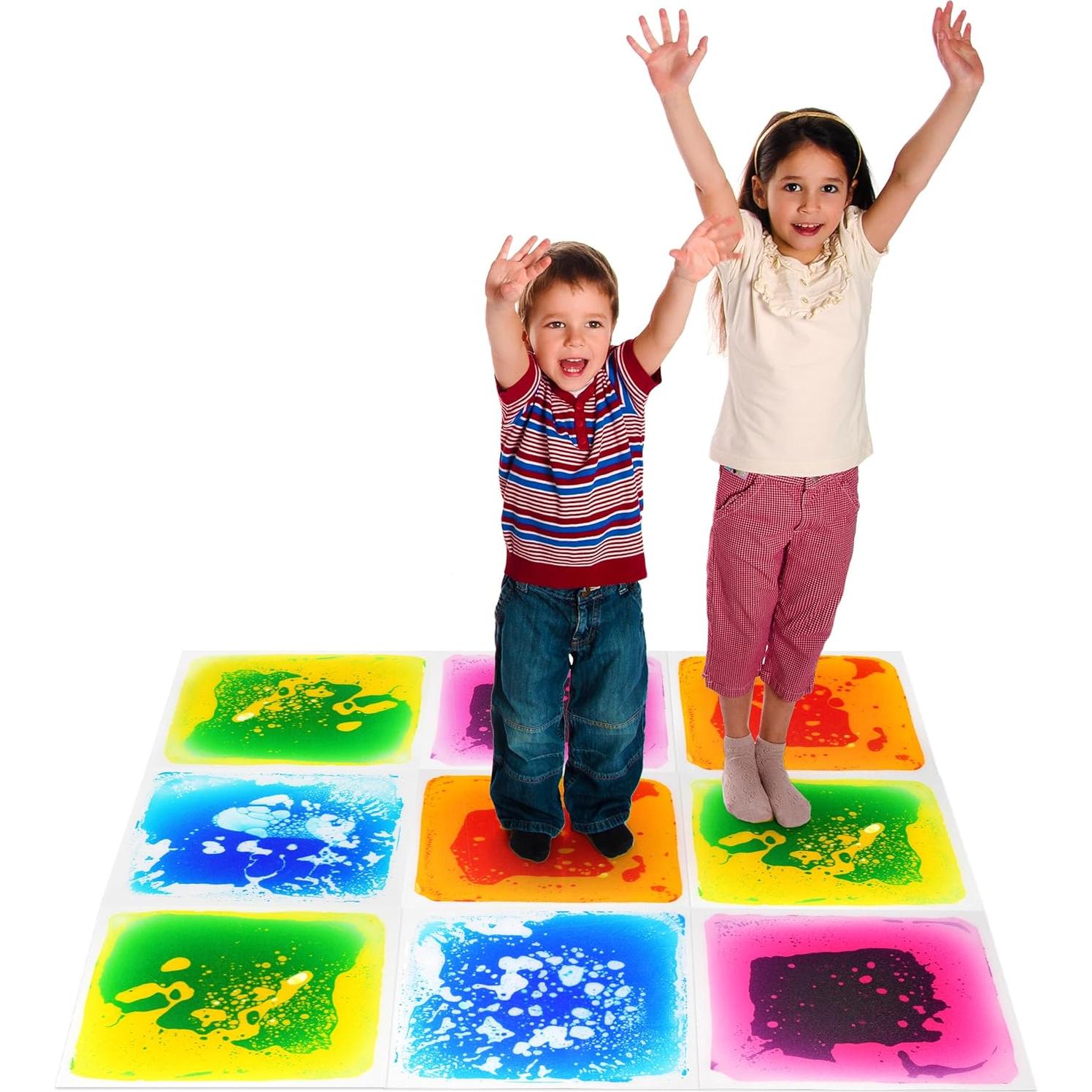 Azulejos de Piso Líquido Sensorial Gift Boutique - 4 Piezas 30.48 cm