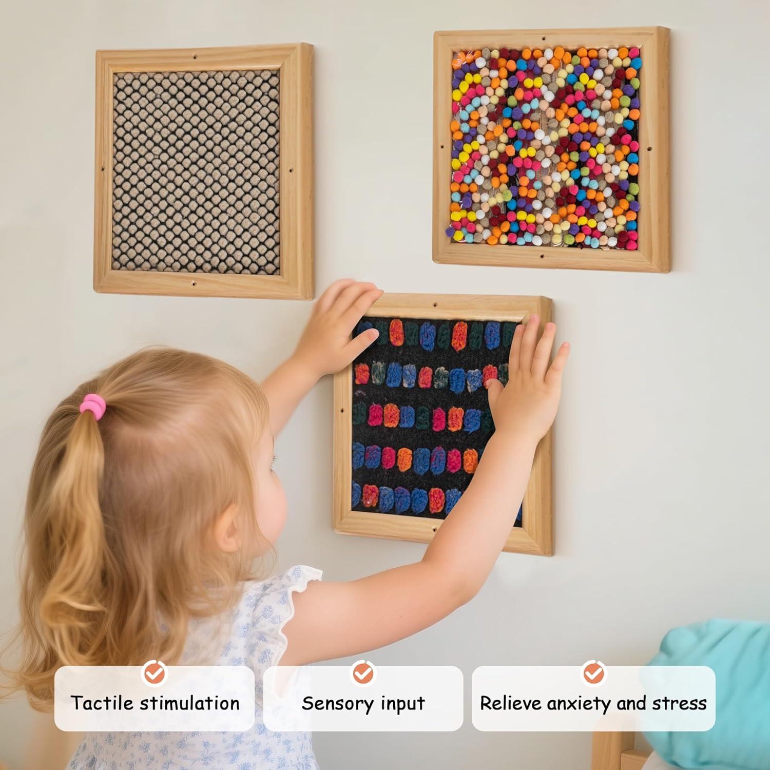 Juego de Paneles Táctiles Sensoriales Tenmind - 4 Piezas