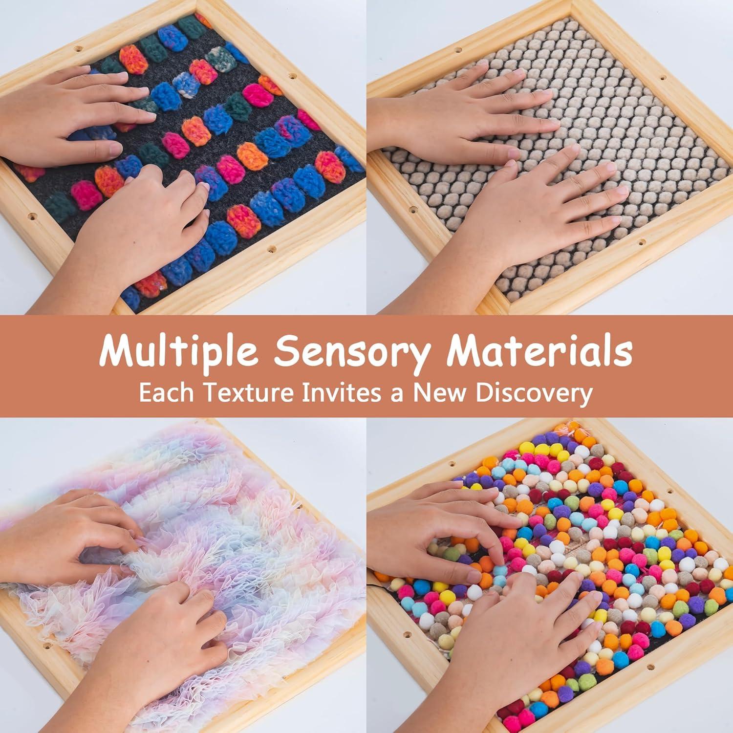 Juego de Paneles Táctiles Sensoriales Tenmind - 4 Piezas