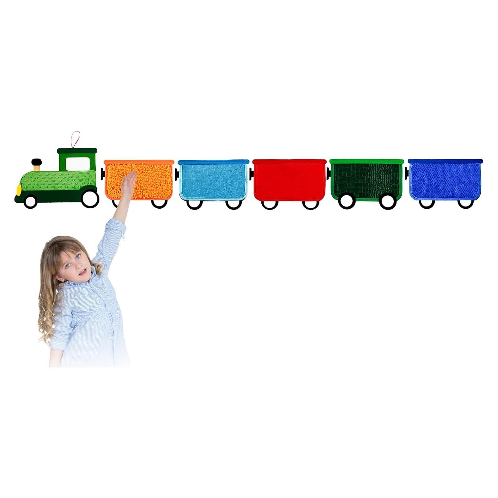 Panel de Pared Sensorial Loninak Tren 101.6x30.5cm para Niños