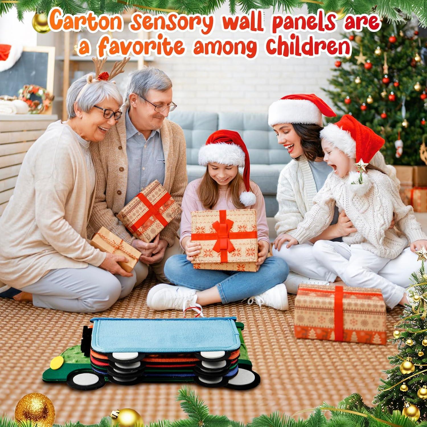 Panel de Pared Sensorial Loninak Tren 101.6x30.5cm para Niños