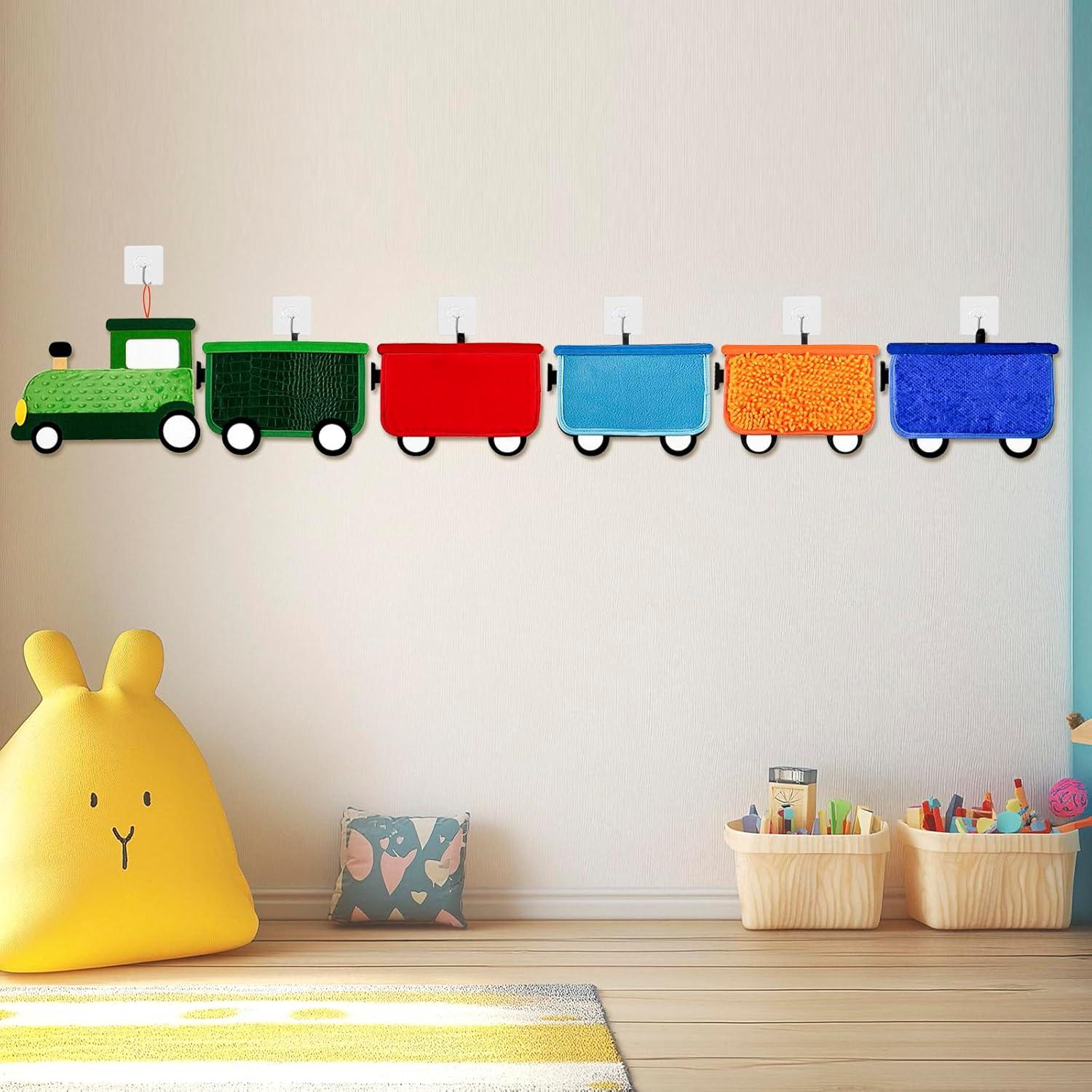 Panel de Pared Sensorial Loninak Tren 101.6x30.5cm para Niños