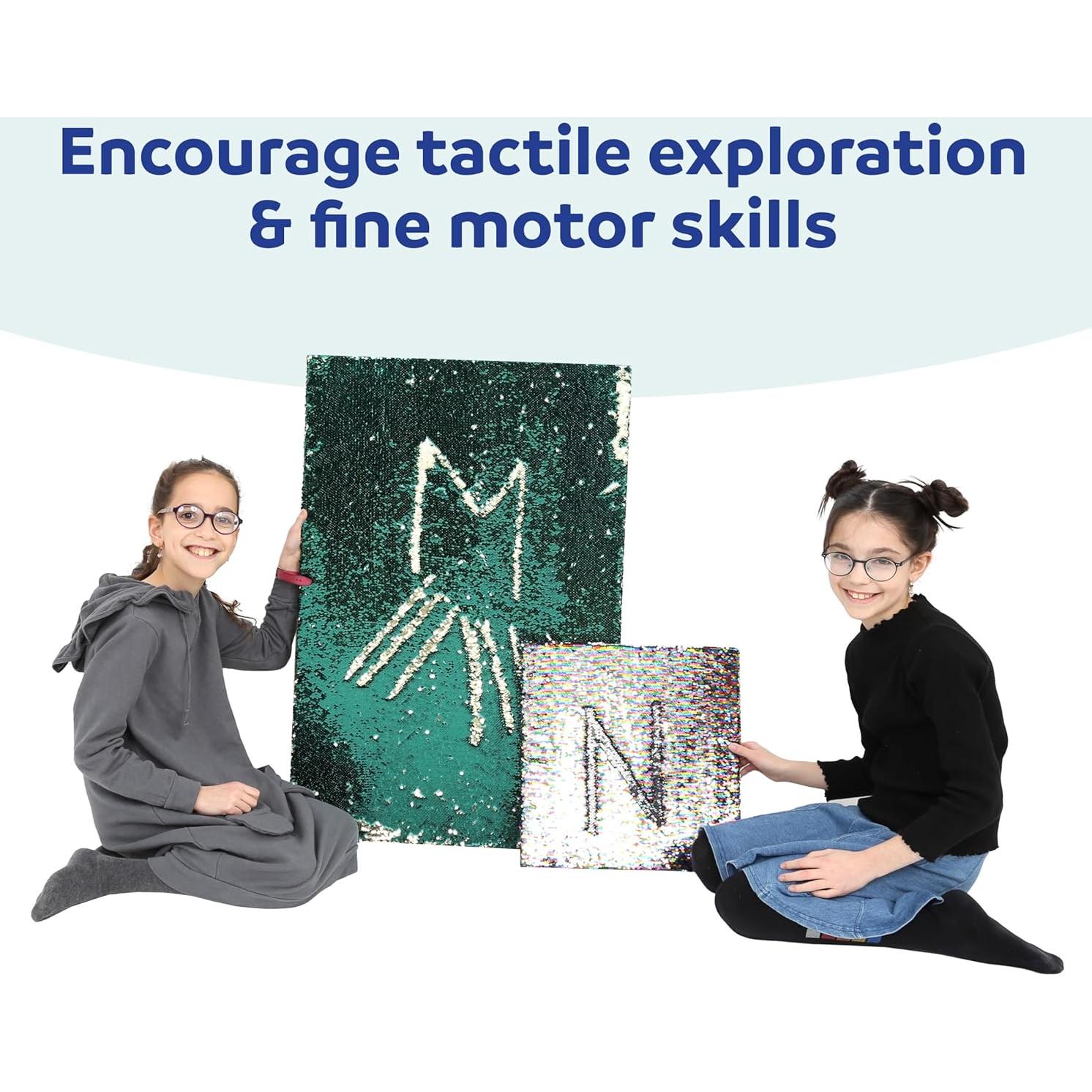 Paneles de Pared Sensorial con Lentejuelas Diversión y Función - Mediano