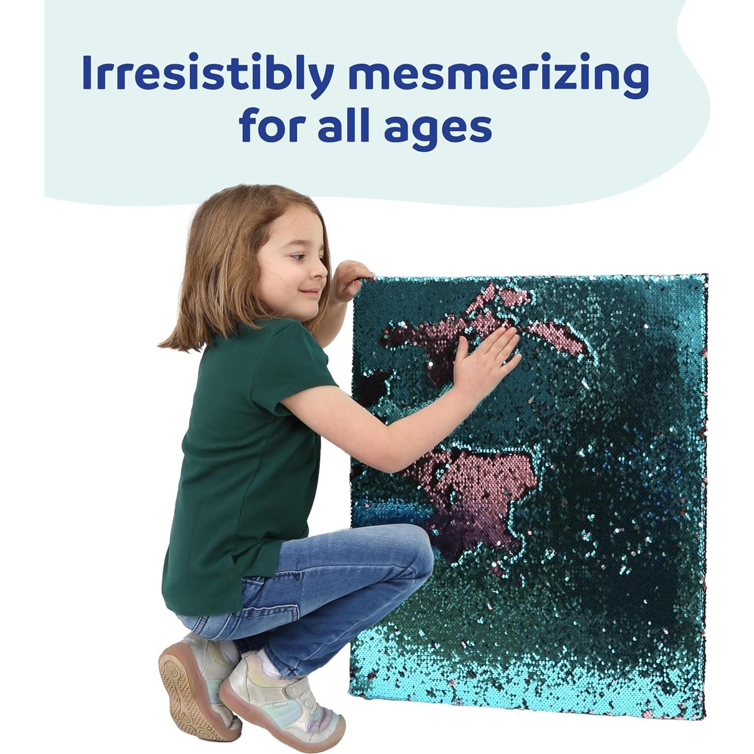 Paneles de Pared Sensorial con Lentejuelas Diversión y Función - Mediano