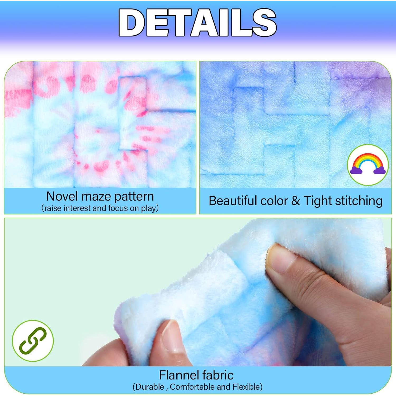 Paquete de 2 Tapetes de Laberinto de Mármol Oudain 23x16 cm