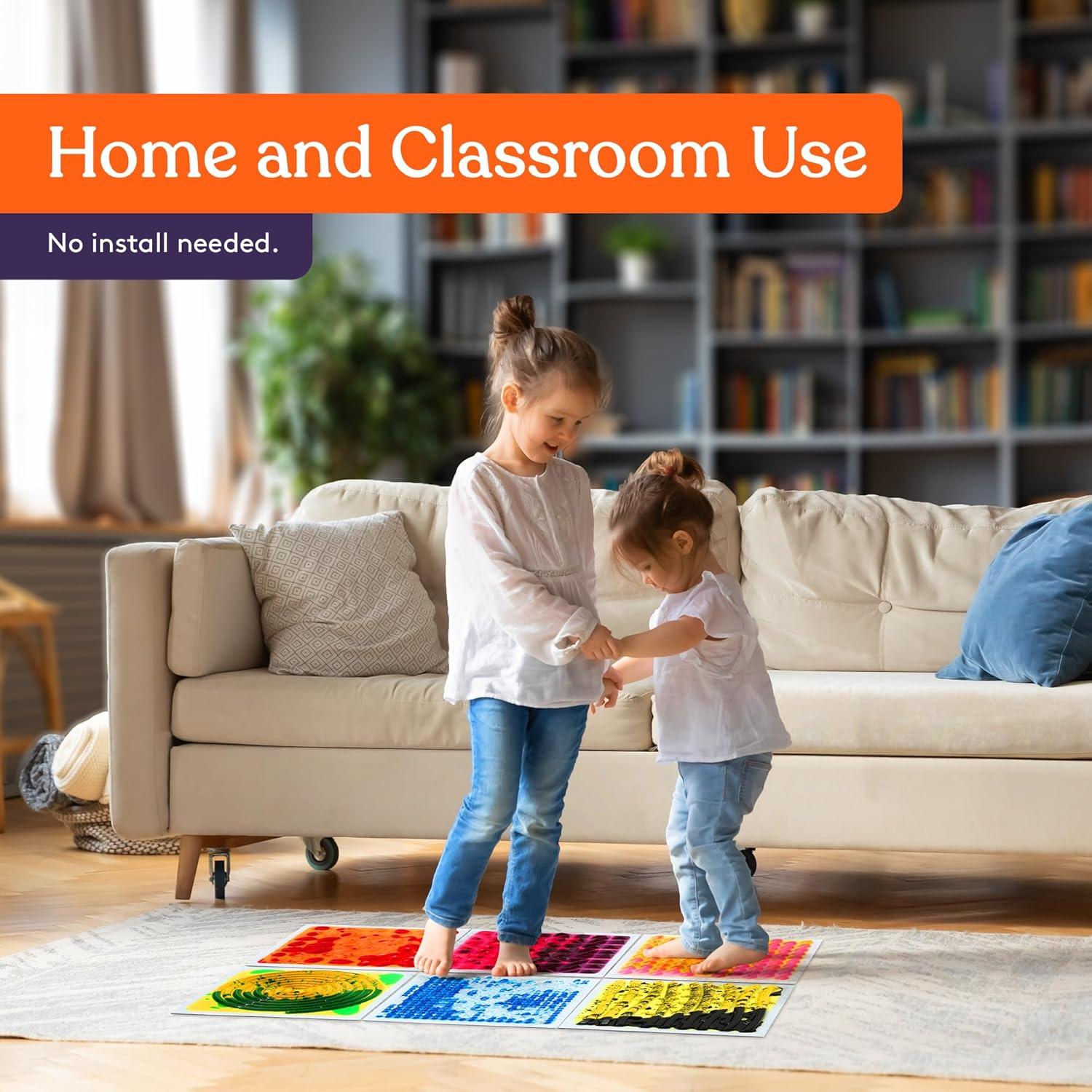 Azulejos de Piso Líquido Coloridos Suministros Especiales - Set de 6