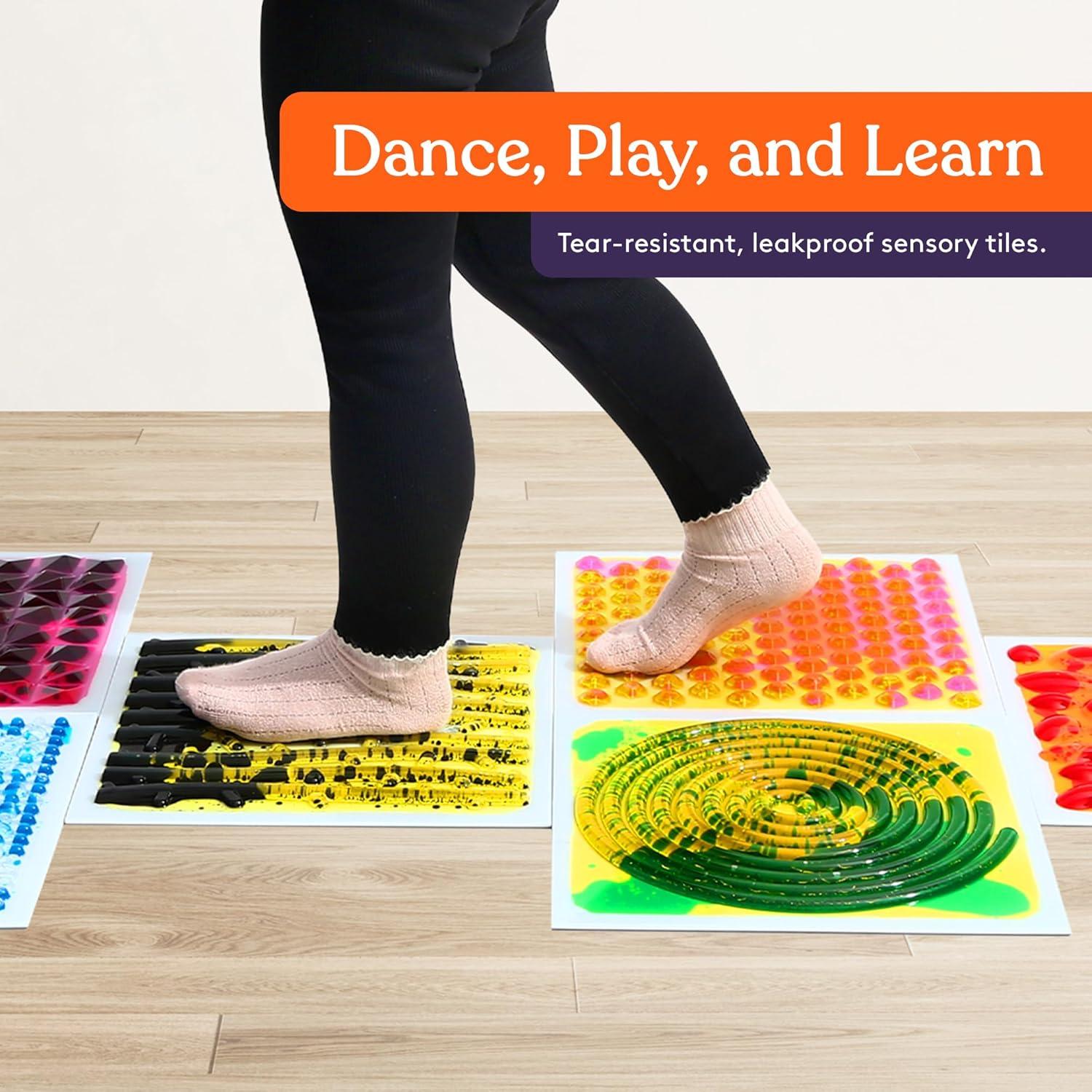 Azulejos de Piso Líquido Coloridos Suministros Especiales - Set de 6