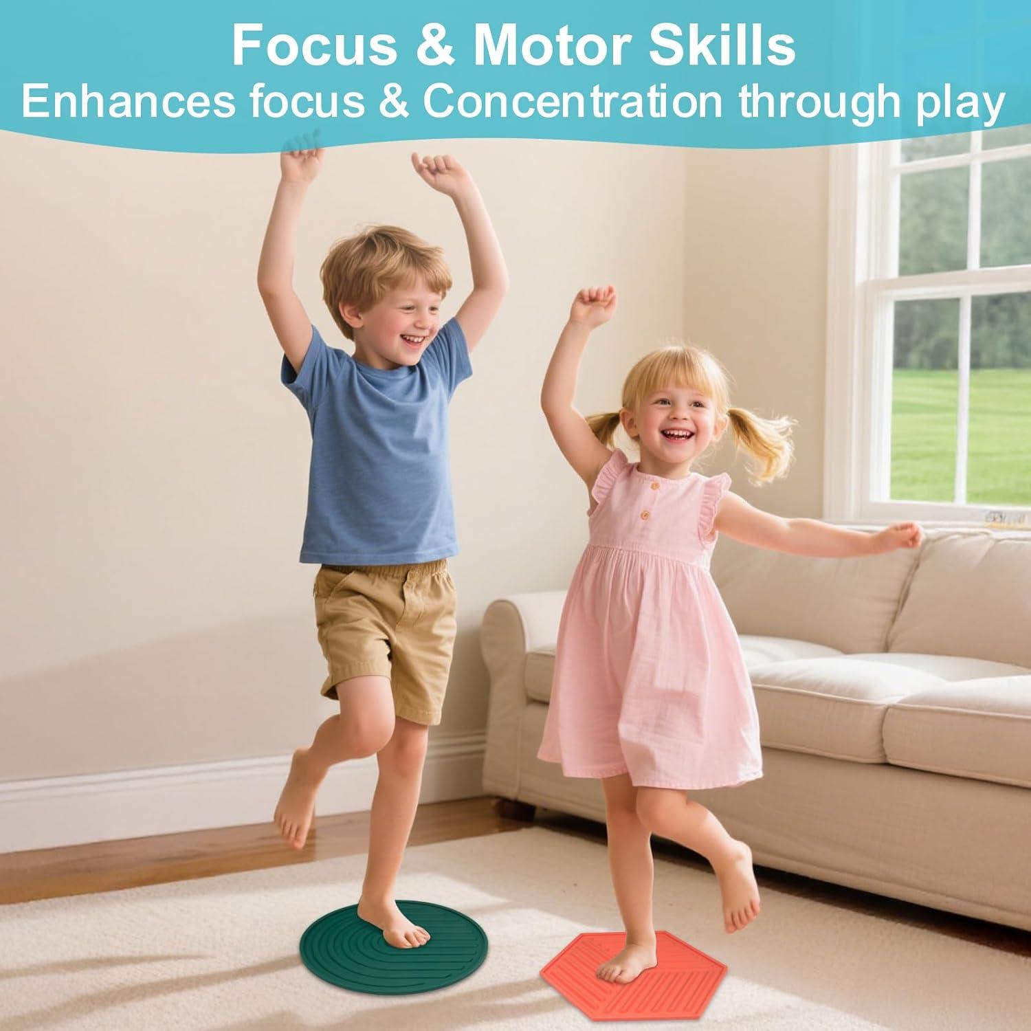 8 Discos Sensoriales de Silicona Kalovin para Niños Autistas