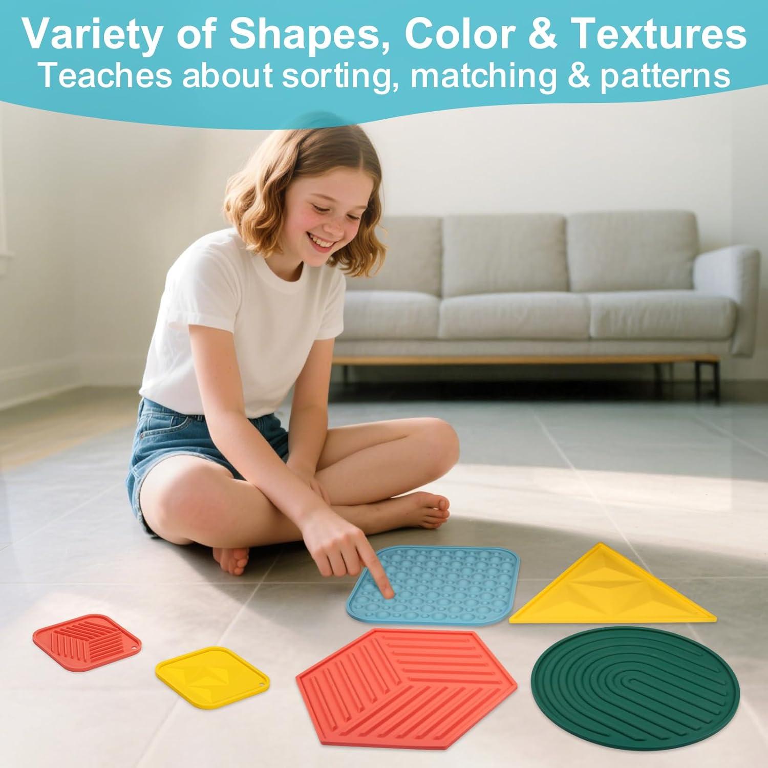 8 Discos Sensoriales de Silicona Kalovin para Niños Autistas