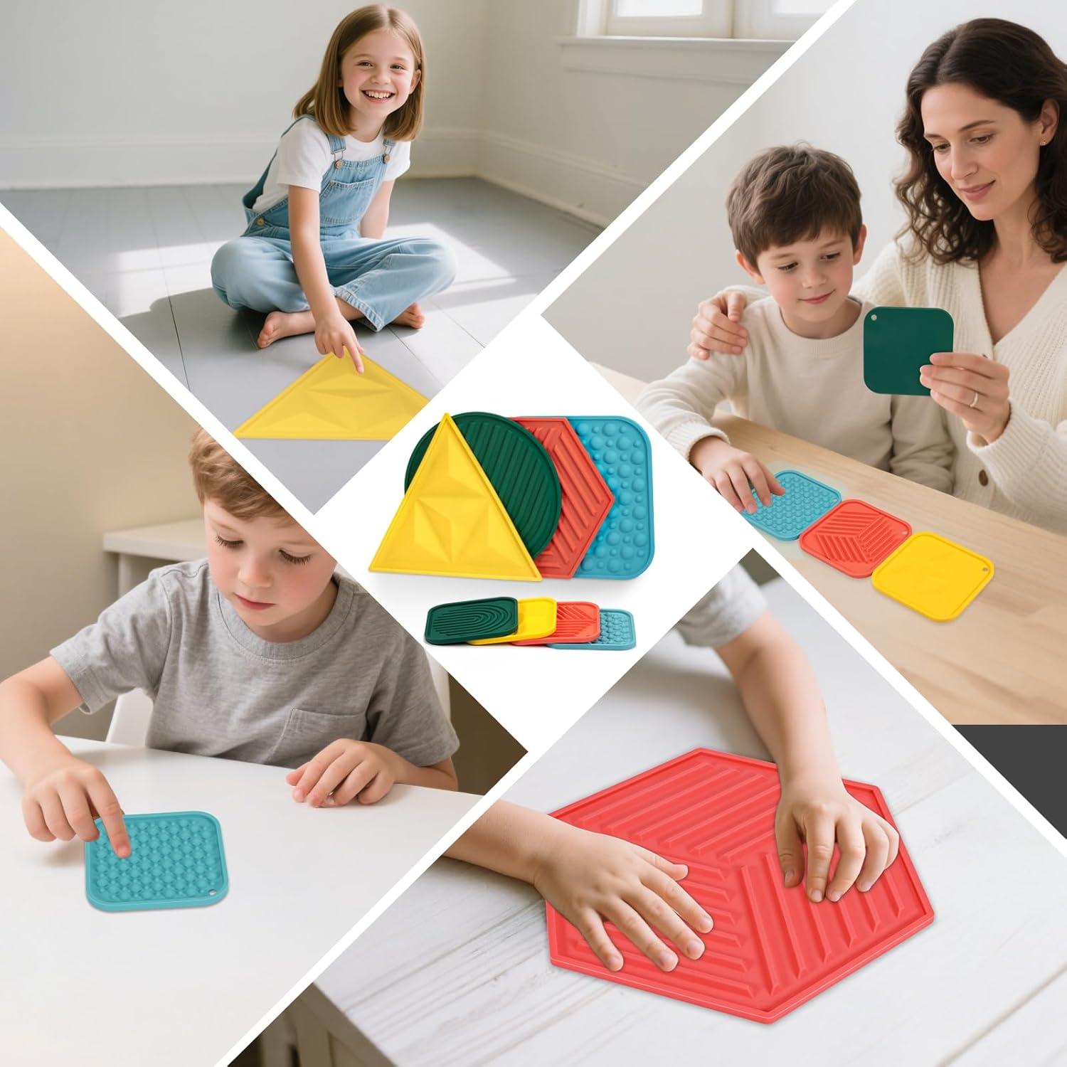 8 Discos Sensoriales de Silicona Kalovin para Niños Autistas