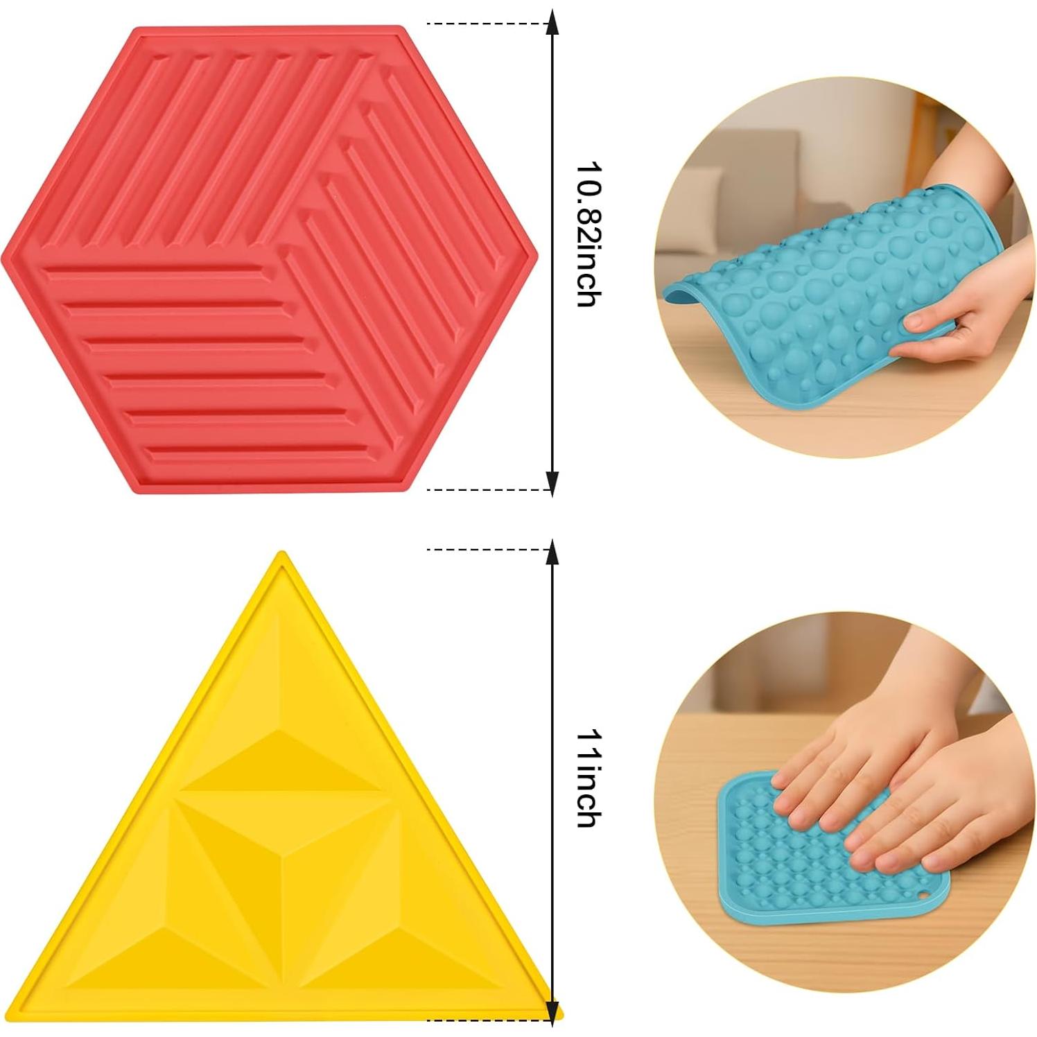 8 Discos Sensoriales de Silicona Kalovin para Niños Autistas