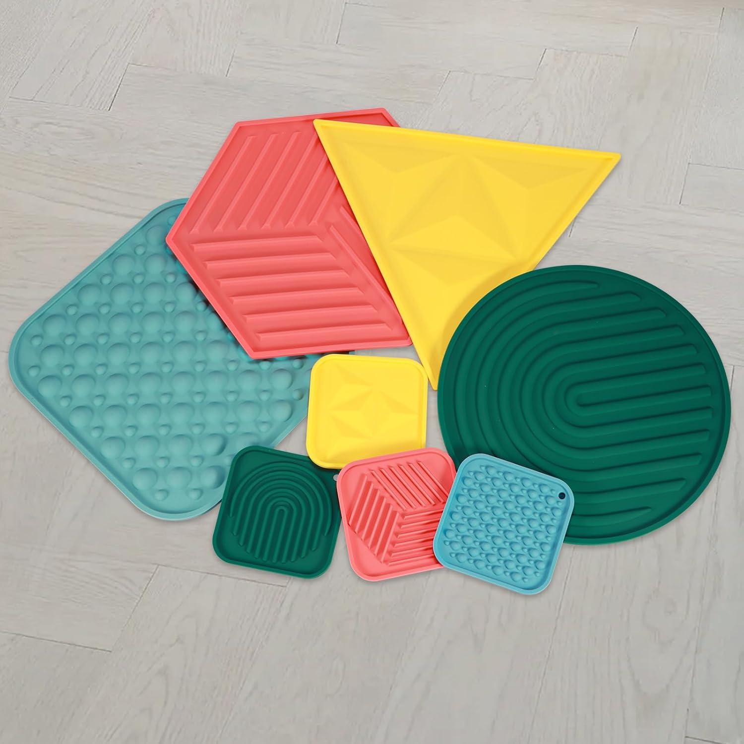 8 Discos Sensoriales de Silicona Kalovin para Niños Autistas