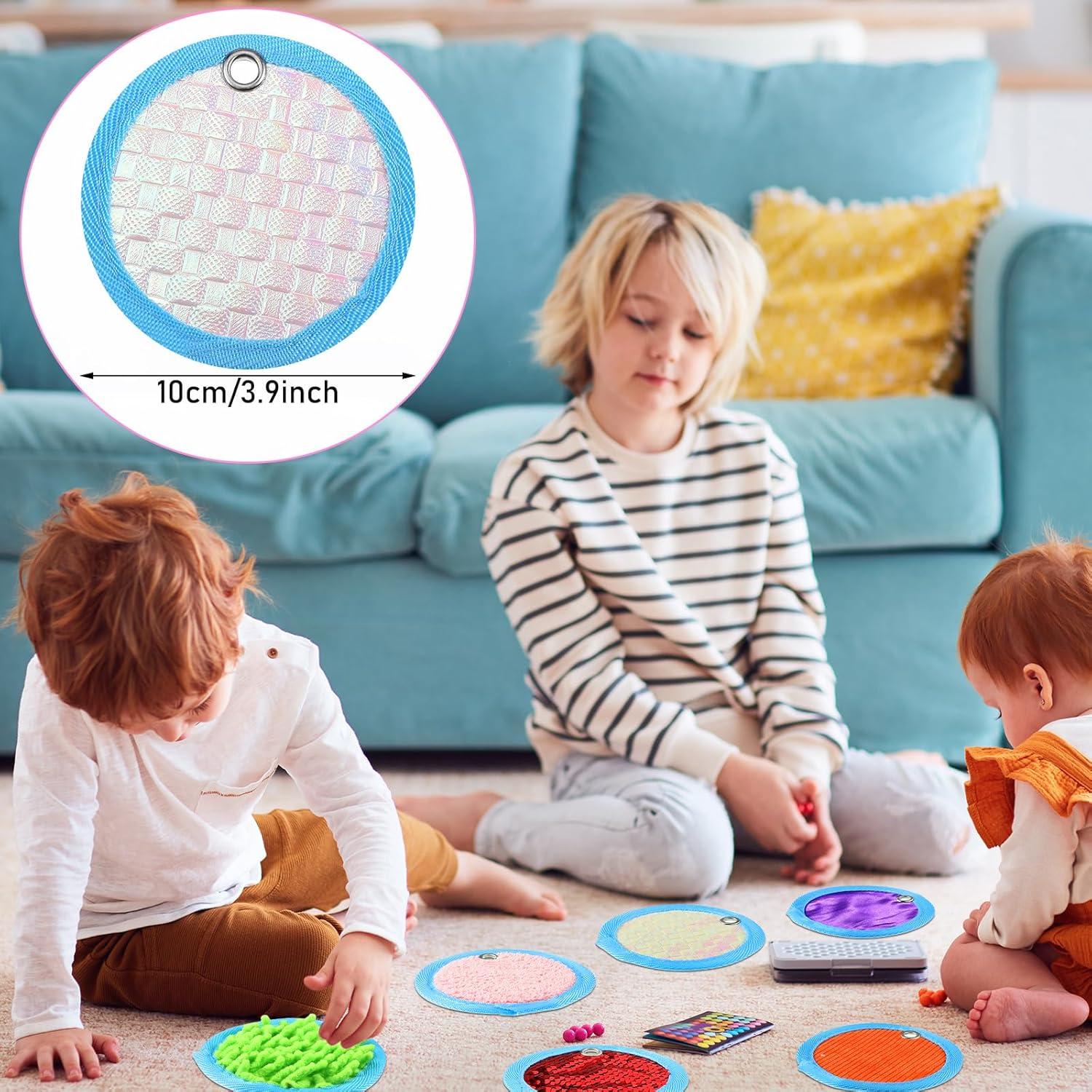 Alfombrillas Sensoriales Boao 8 Piezas 10.16 cm Texturizadas