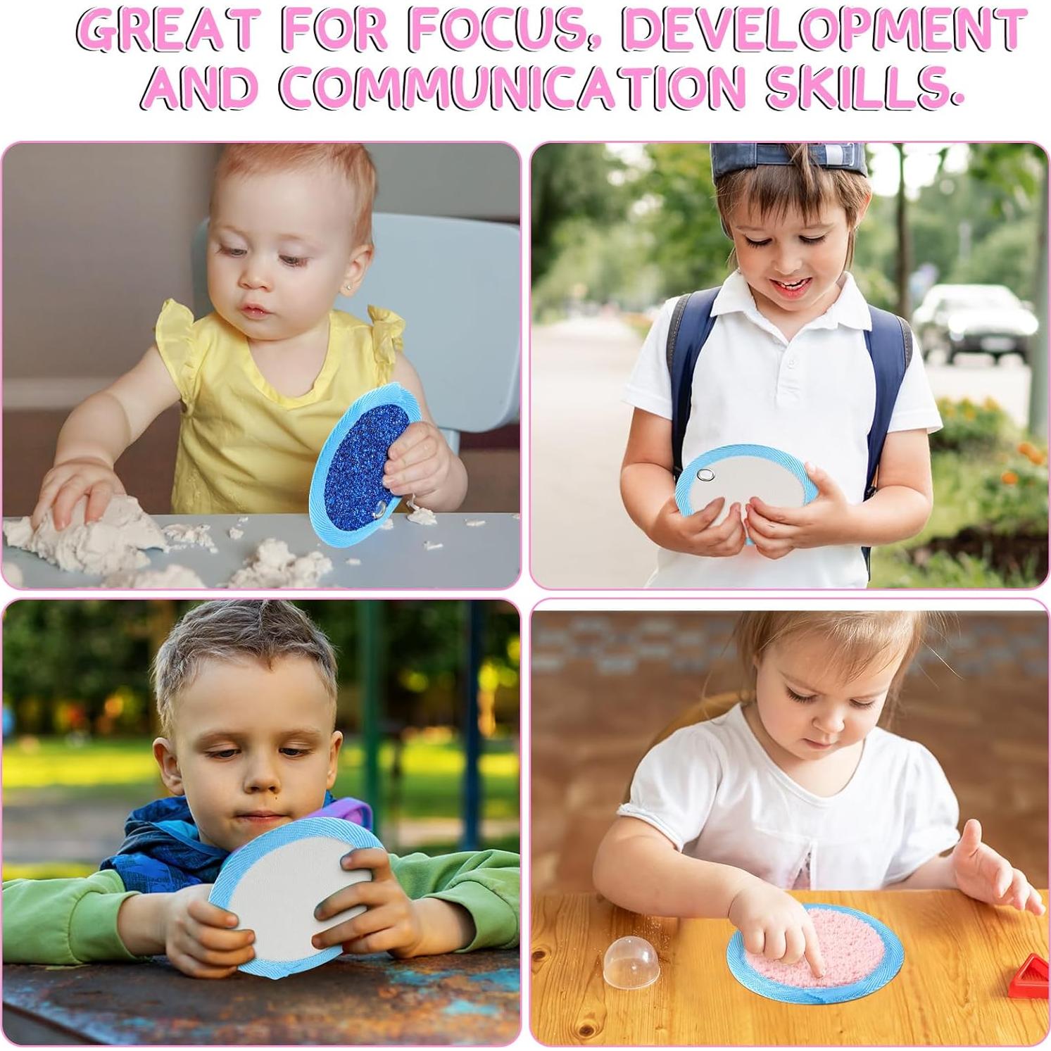 Alfombrillas Sensoriales Boao 8 Piezas 10.16 cm Texturizadas