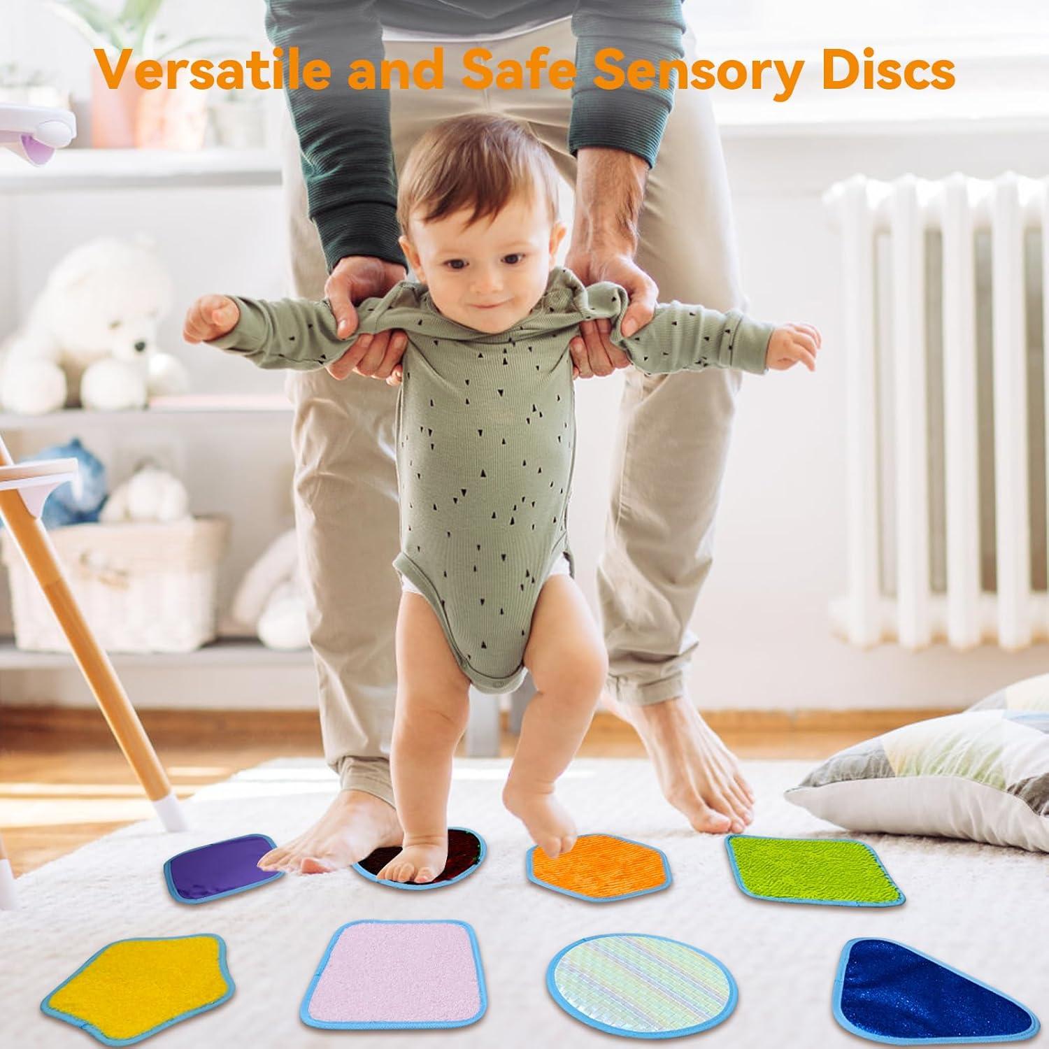 Mats Sensoriales HooBribeau 8 Conjuntos Texturizados 29x24cm