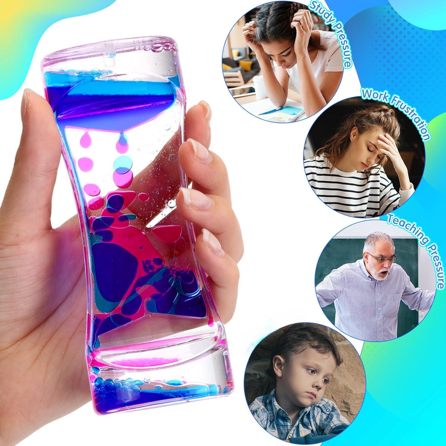 10 Temporizadores de Burbujas Líquidas Motionchic - Multicolor