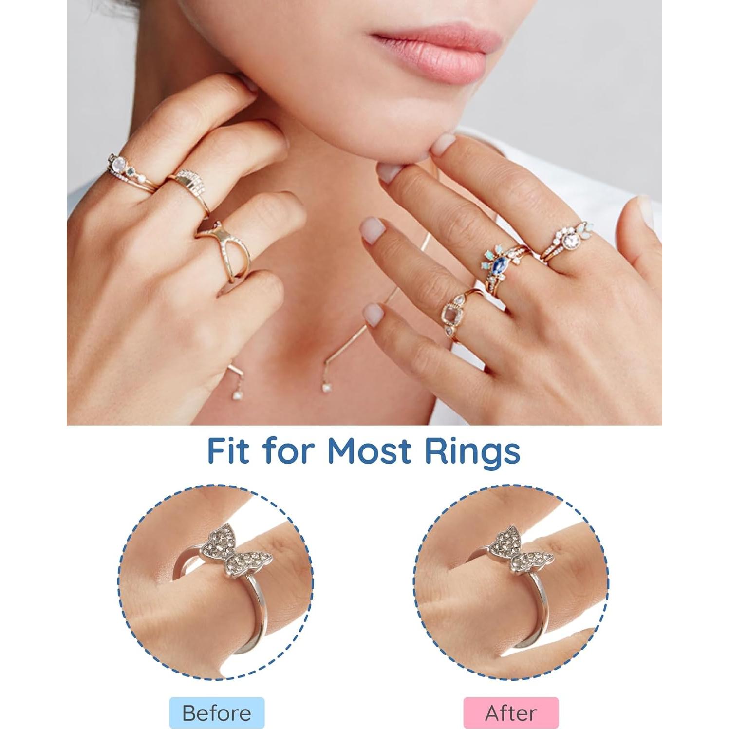 Ajustador de Tamaño de Anillo Gleamkid 103 Piezas Kit Completo