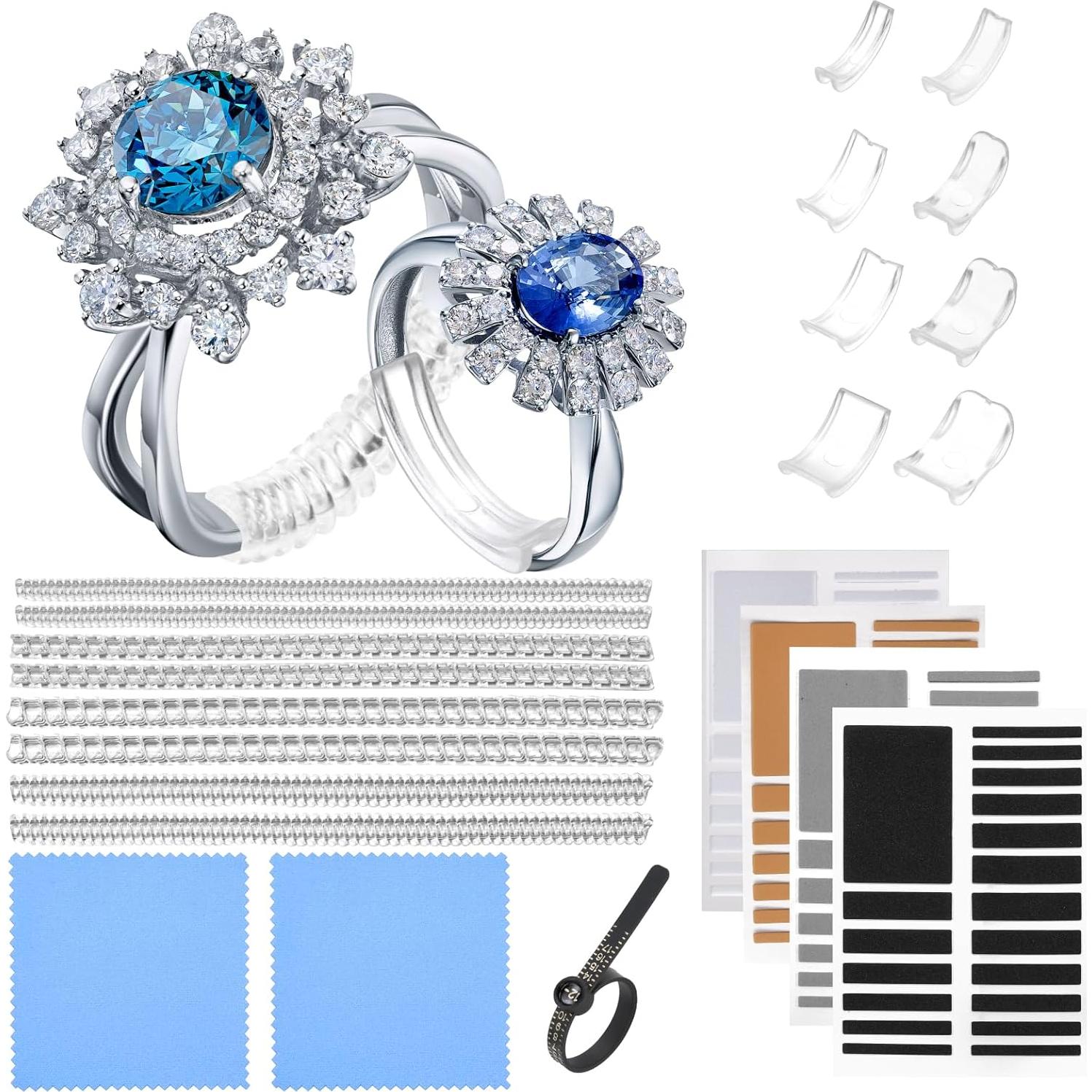 Ajustador de Tamaño de Anillo Gleamkid 103 Piezas Kit Completo