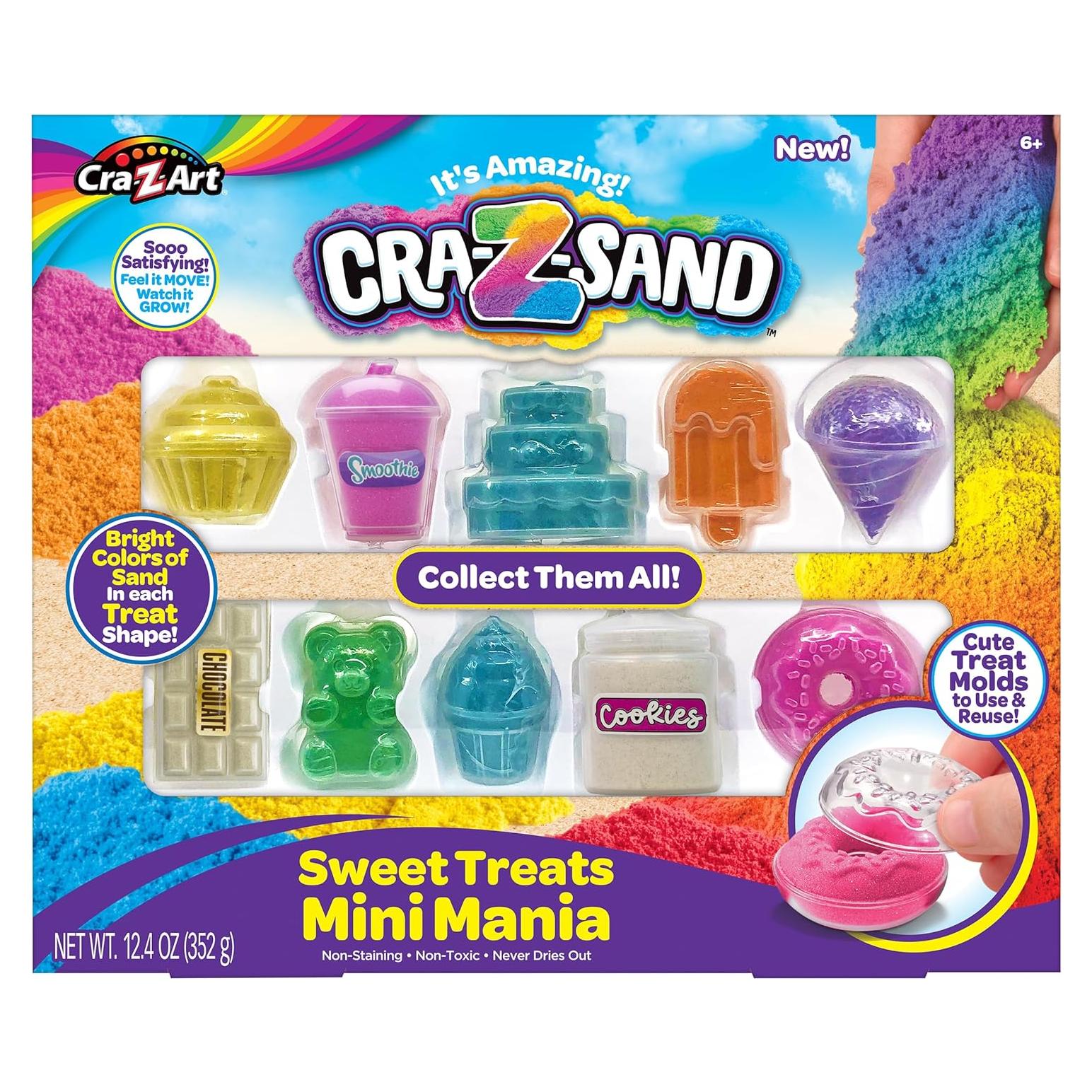 Set de Arena Cra-Z-Sand Dulces Mini Mania 10 Piezas Multicolor