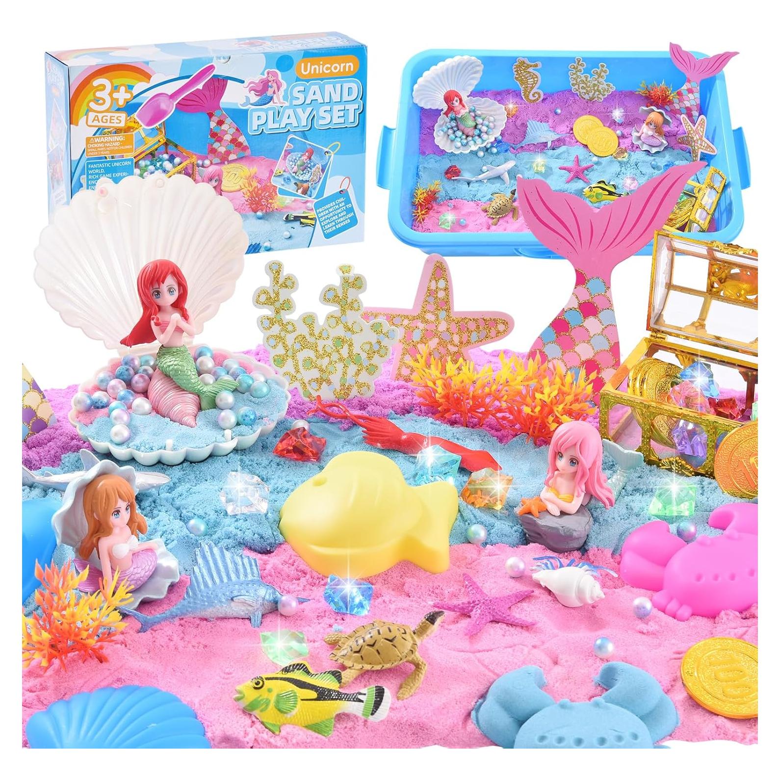 Kit de Arte Sensory Volmop con Arena de Juego 1.5kg Azul