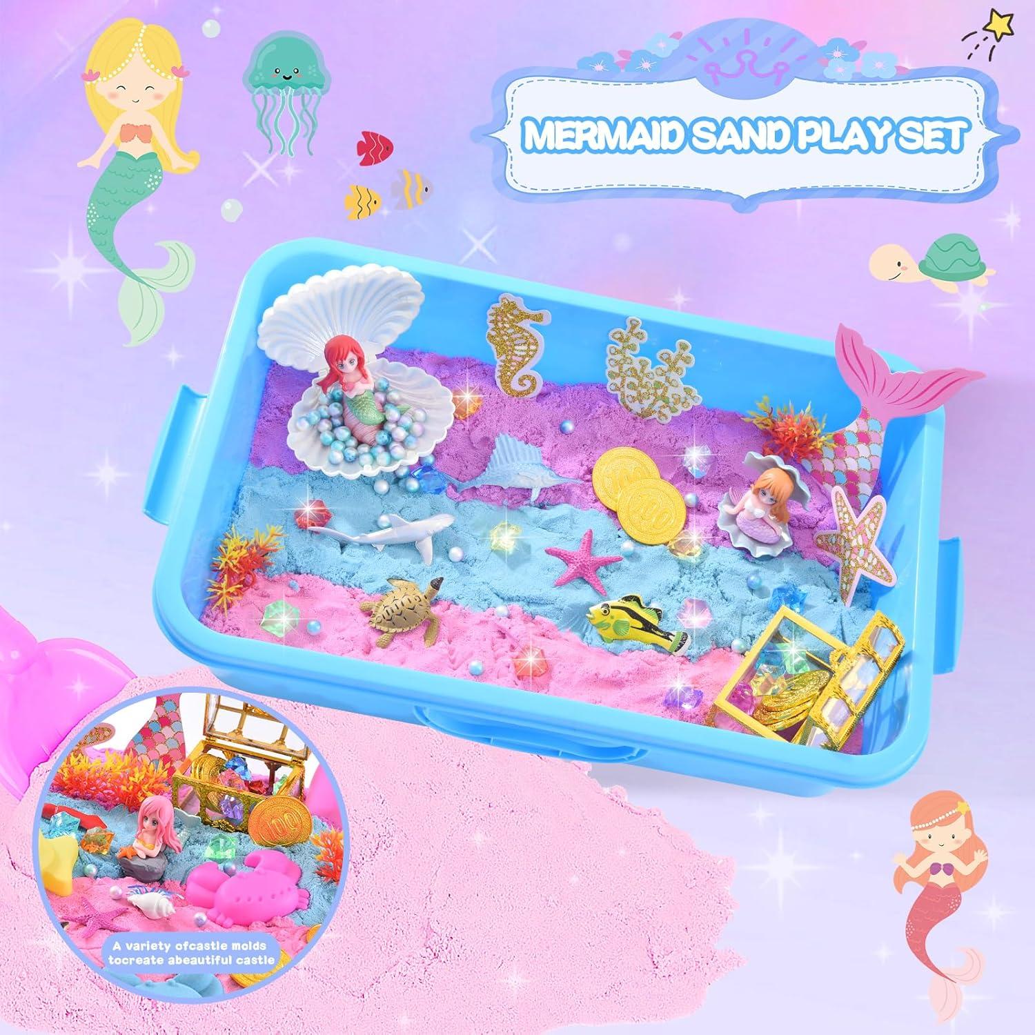 Kit de Arte Sensory Volmop con Arena de Juego 1.5kg Azul