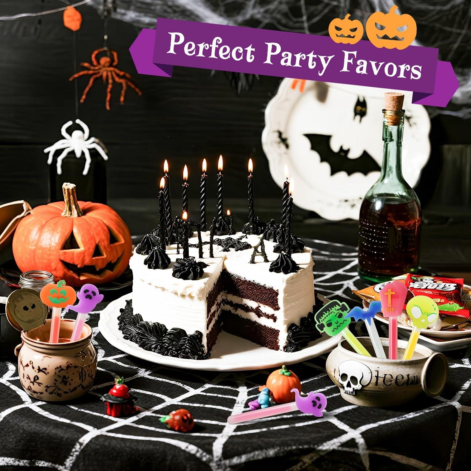 Paquete de 24 Palos de Luz Halloween AFZMON 10.16 cm Brillantes