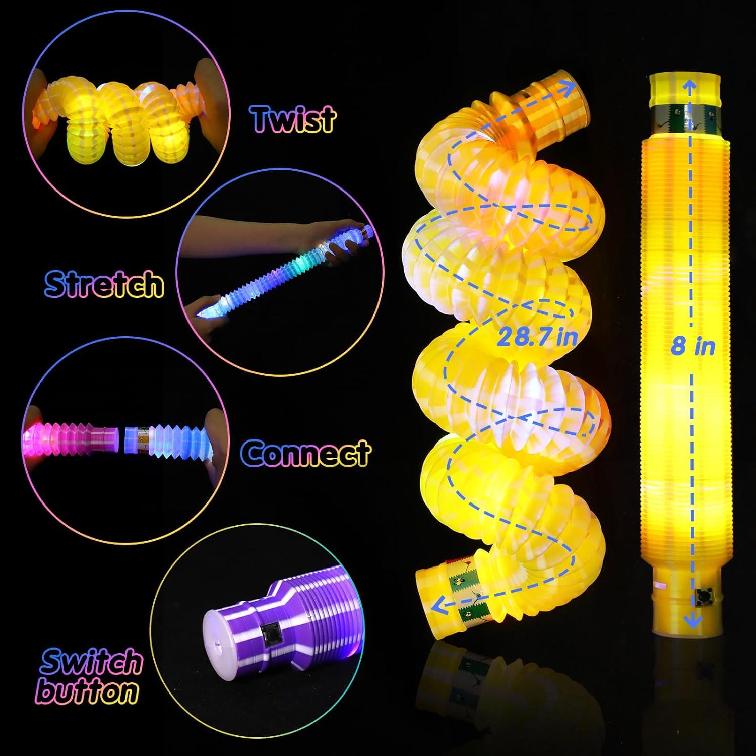 Paquete de 24 Palitos Brillantes Gigilli para Fiesta de Halloween