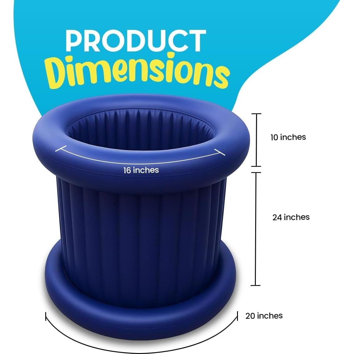 Silla Sensorial Inflable TED KANGAROO Azul - Edición Reforzada 2025