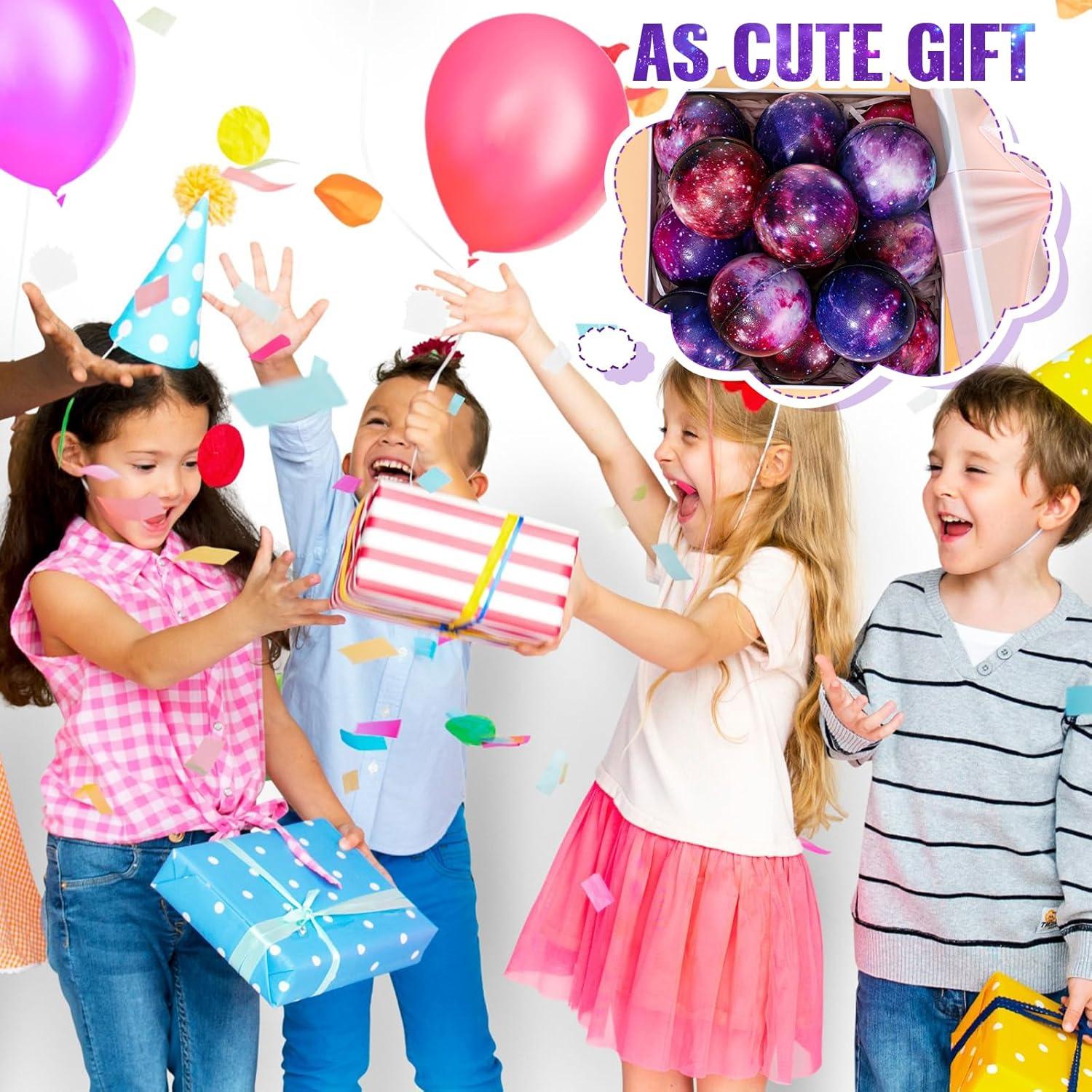 50 Pelotas Antiestrés Galácticas 5 cm Jenaai Espuma