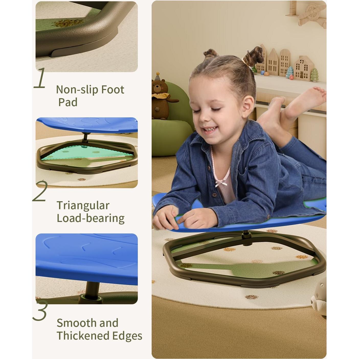 Silla Giratoria Sensory Daisybreath para Niños Azul 55.88 cm