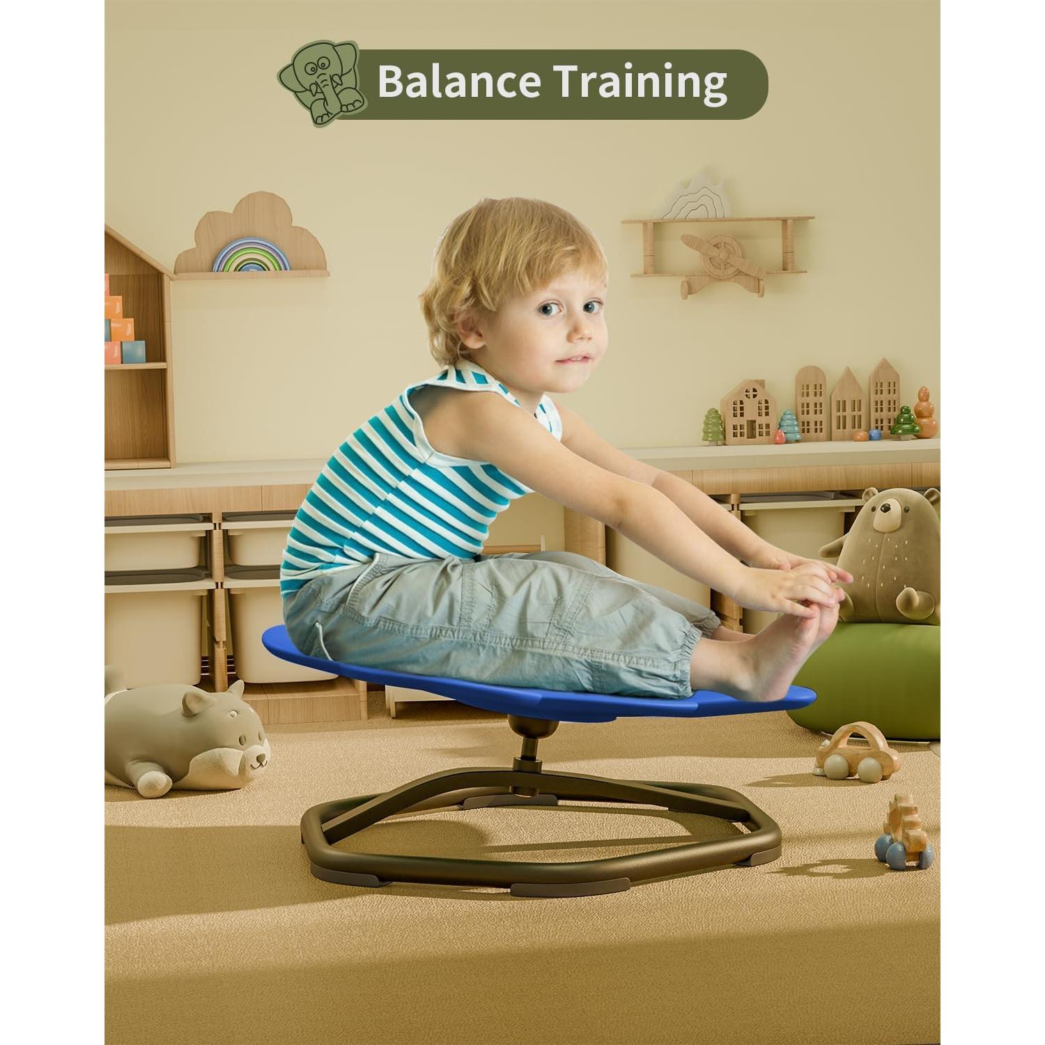 Silla Giratoria Sensory Daisybreath para Niños Azul 55.88 cm